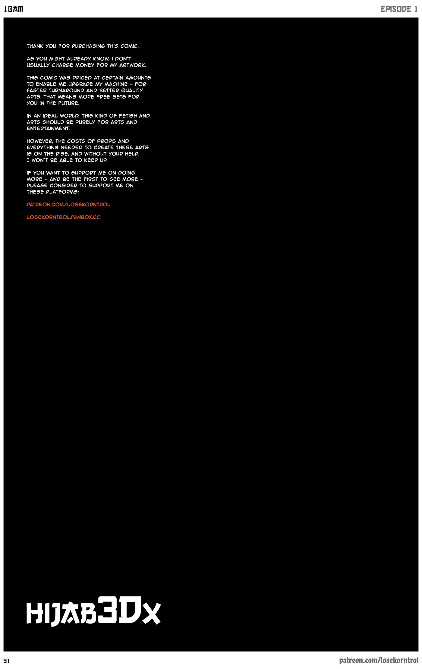 10 AM [LoseKorntrol, Hijab 3DX] - Chapter 1 — Page 52