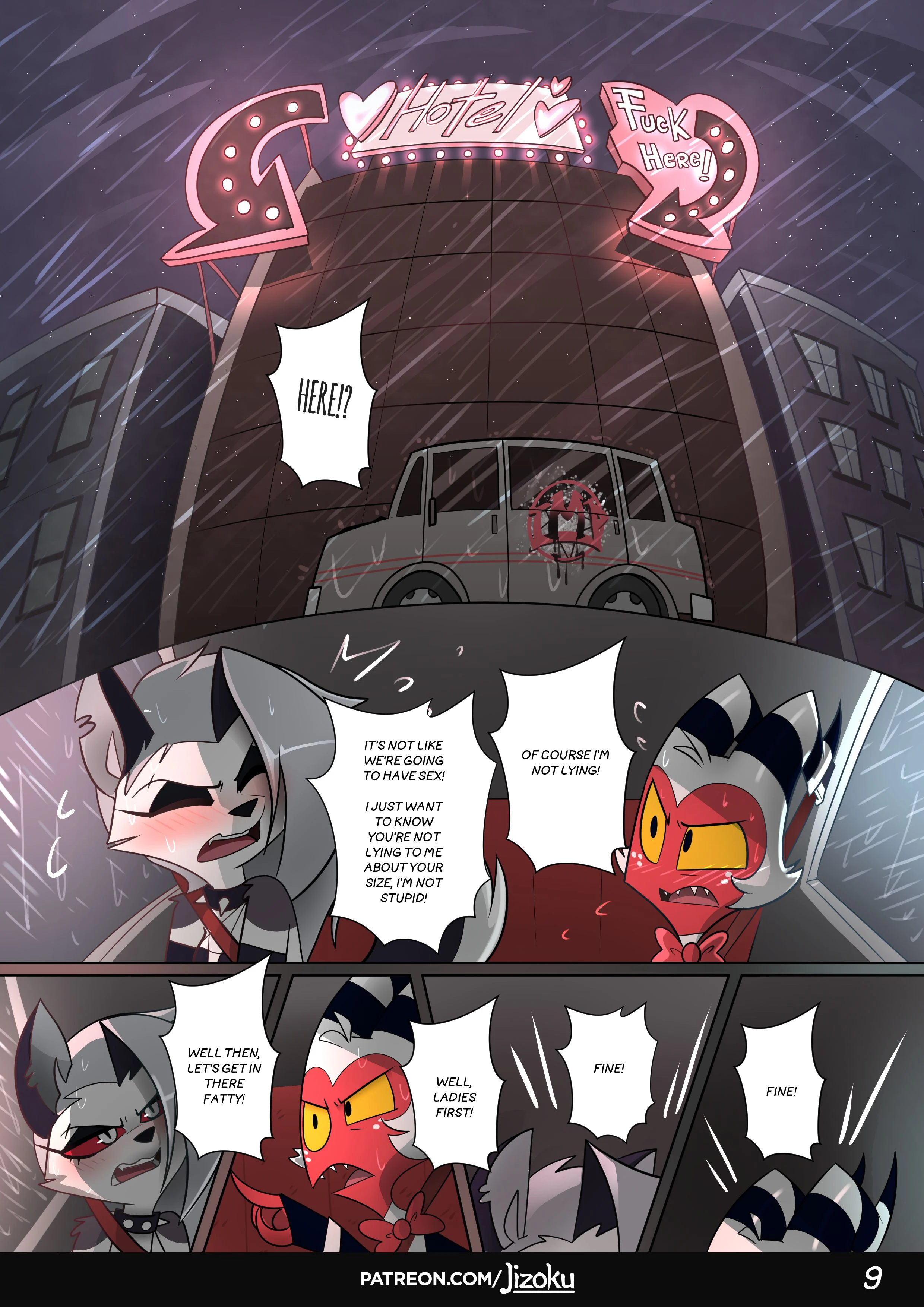 A Night With Loona (Helluva Boss) [Jizoku] - Chapter 1 — Page 10