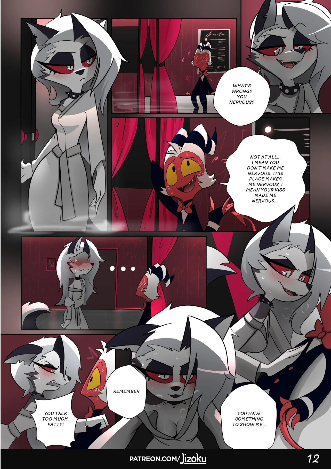 A Night With Loona (Helluva Boss) [Jizoku] - Chapter 1 — Page 13