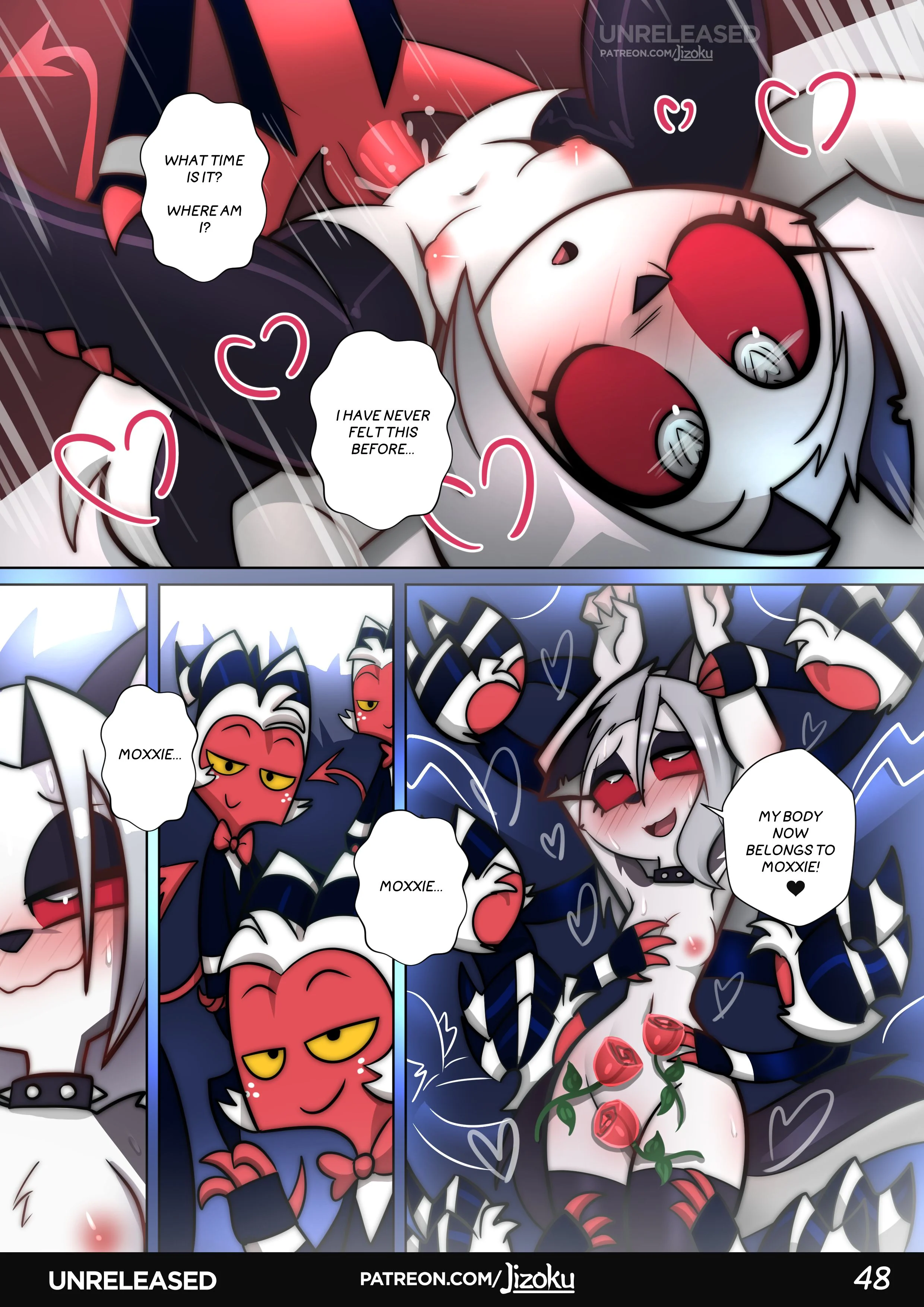 A Night With Loona (Helluva Boss) [Jizoku] - Chapter 1 — Page 49