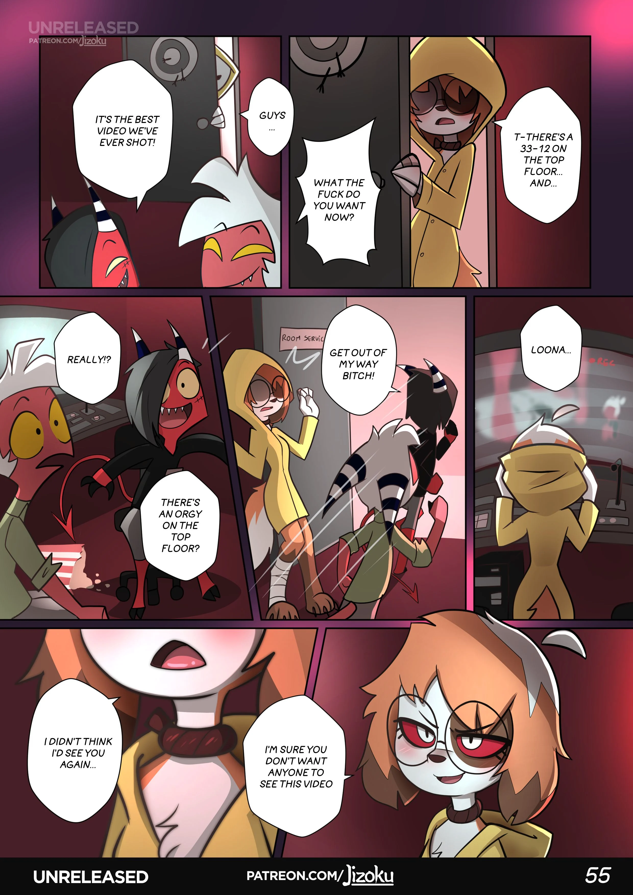 A Night With Loona (Helluva Boss) [Jizoku] - Chapter 1 — Page 56