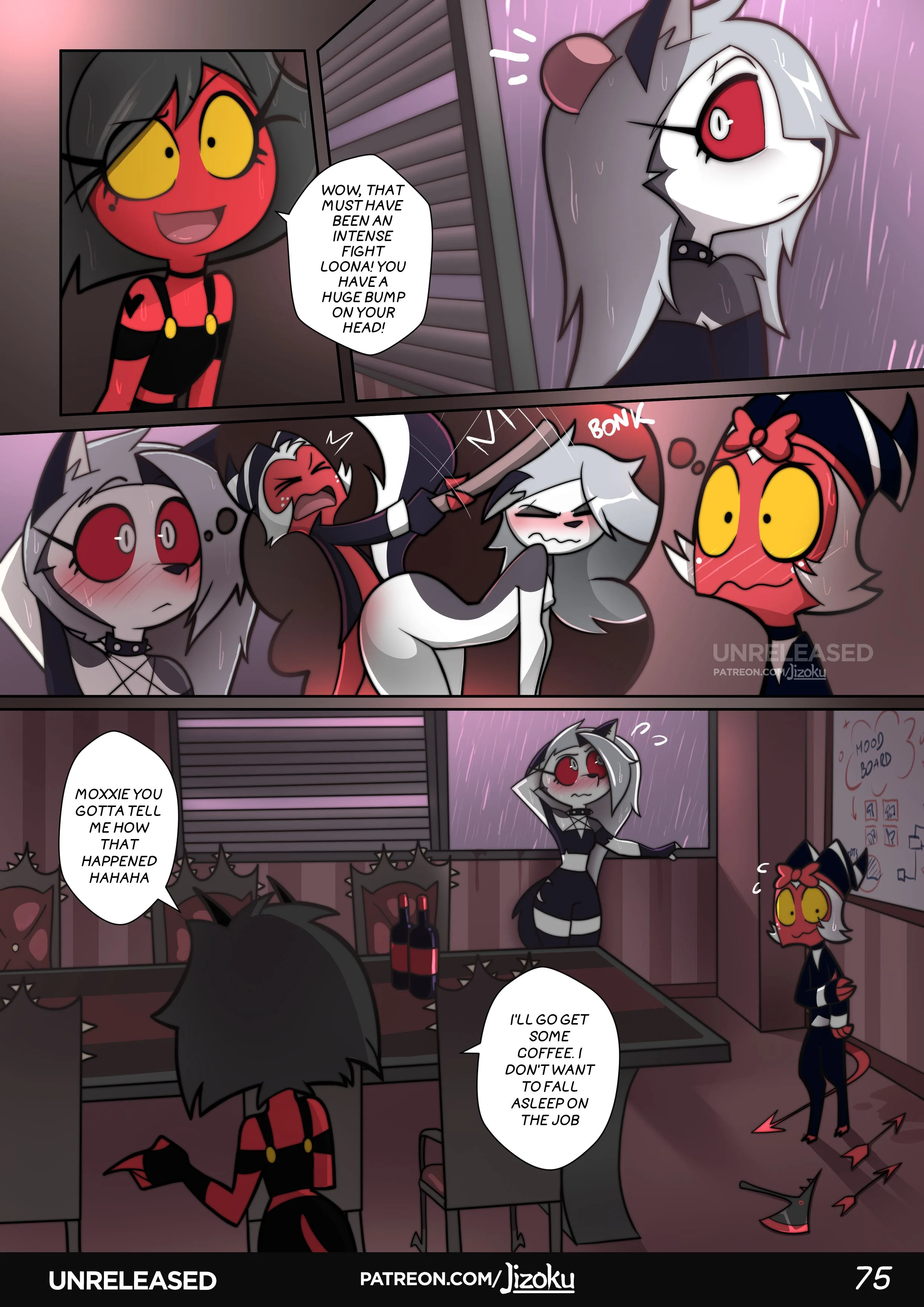 A Night With Loona (Helluva Boss) [Jizoku] - Chapter 1 — Page 76