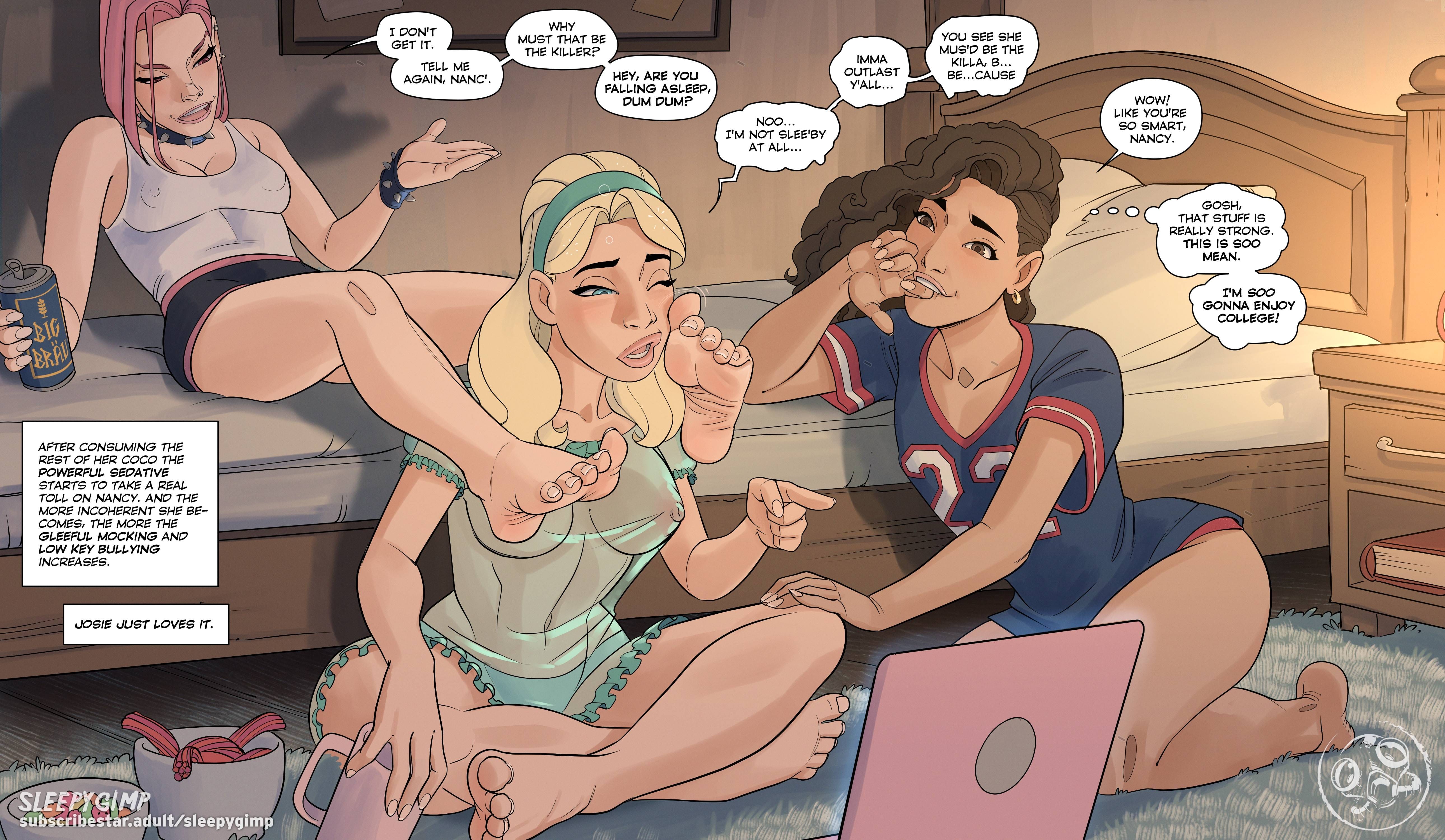 Nancy Templeton - Slumber Party Mystery [Sleepy Gimp] - Chapter 1 — Page 9