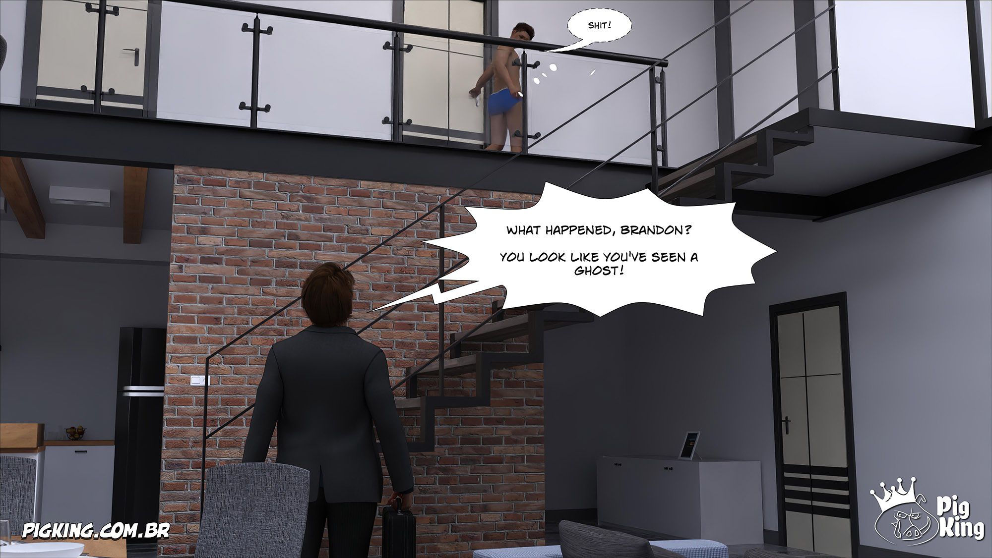 Caroline [CrazyDad3D] - Chapter 3 — Page 12