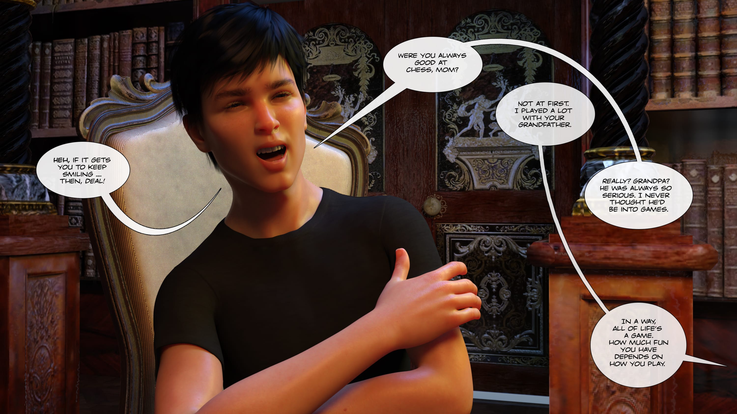 A Desire In The Family (Batman) [Garak3D] - Chapter 2 — Page 133