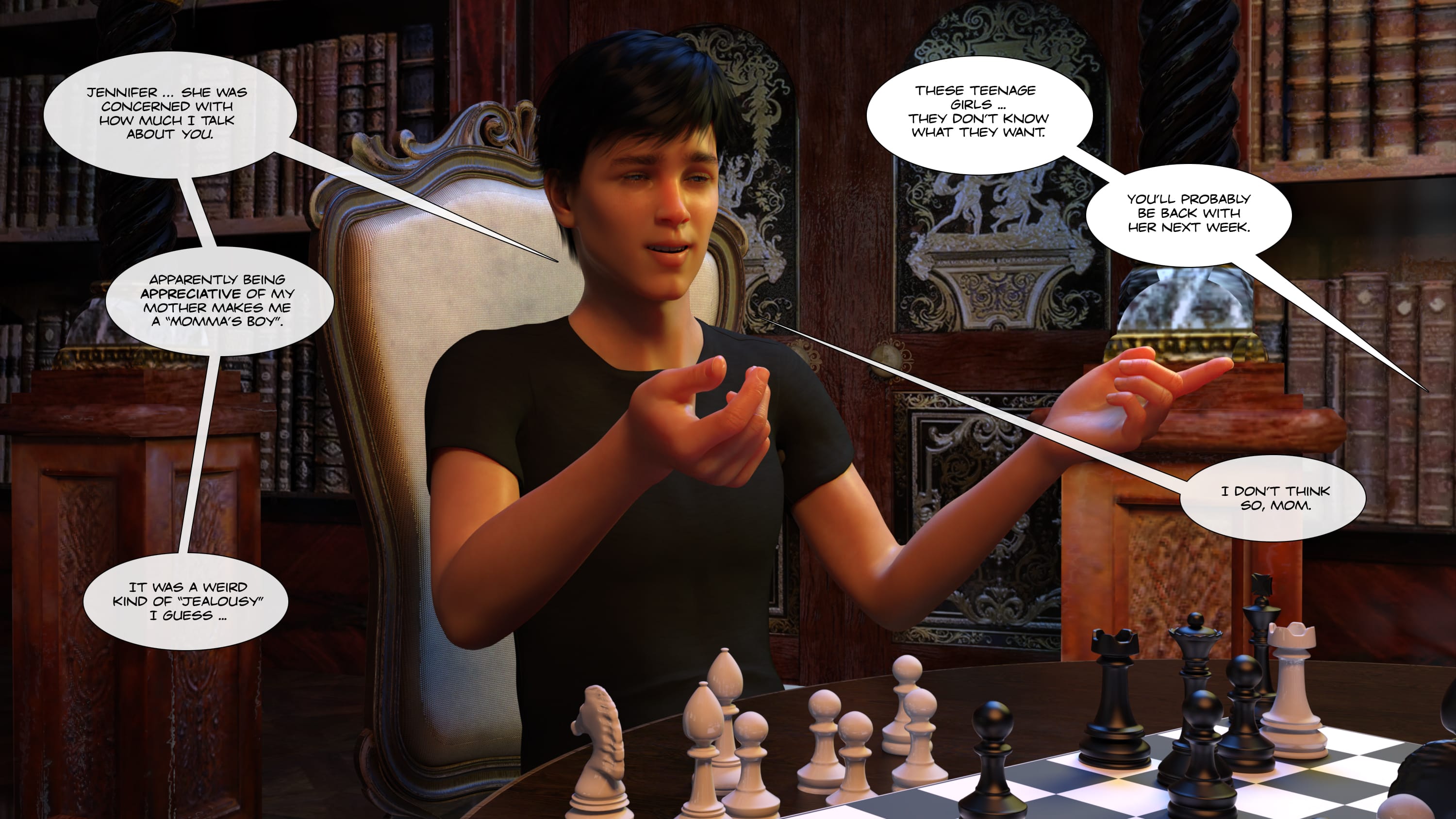 A Desire In The Family (Batman) [Garak3D] - Chapter 2 — Page 137