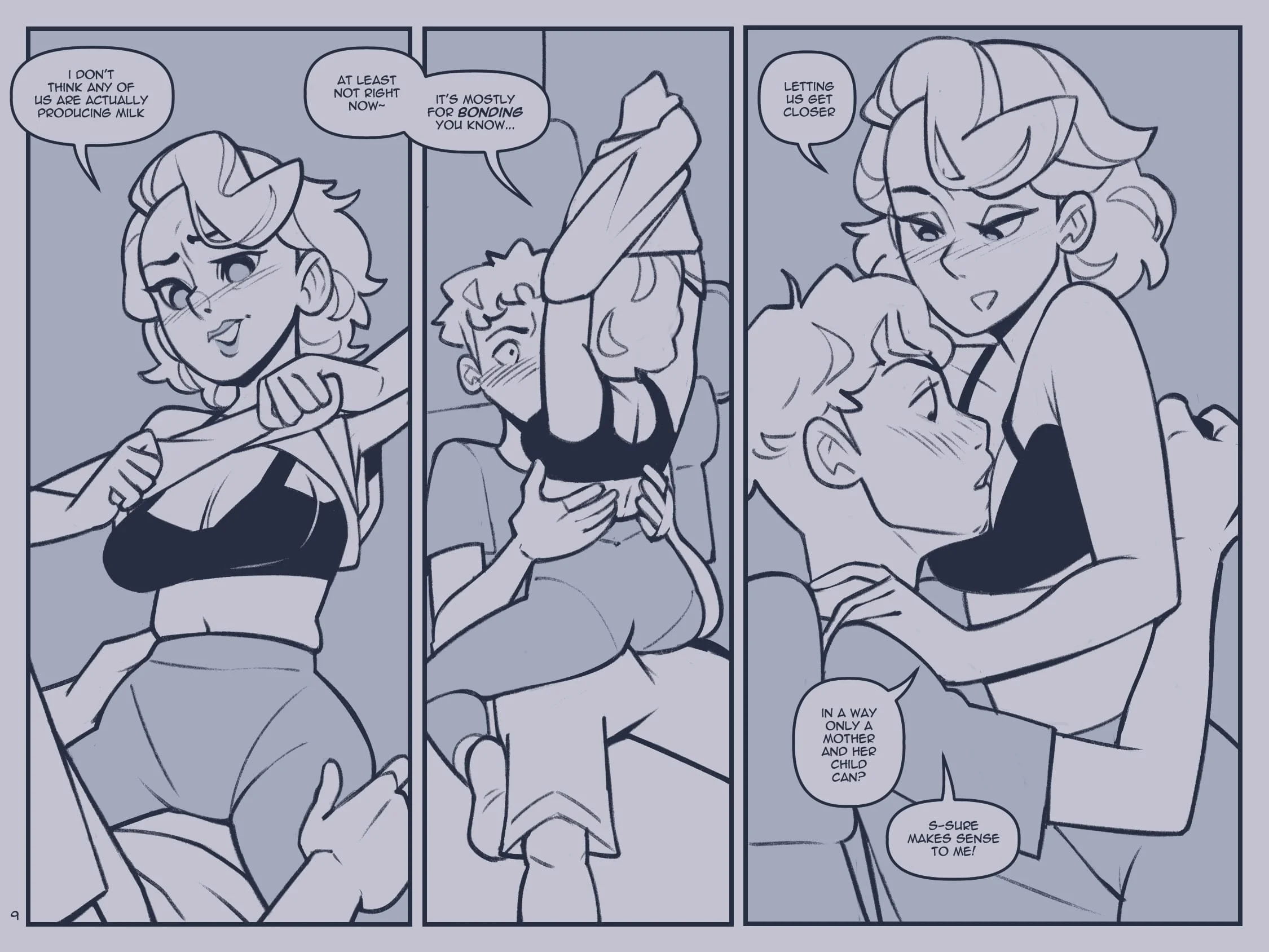 Mom Son Club [NotEnoughMilk] - Chapter 1 — Page 9