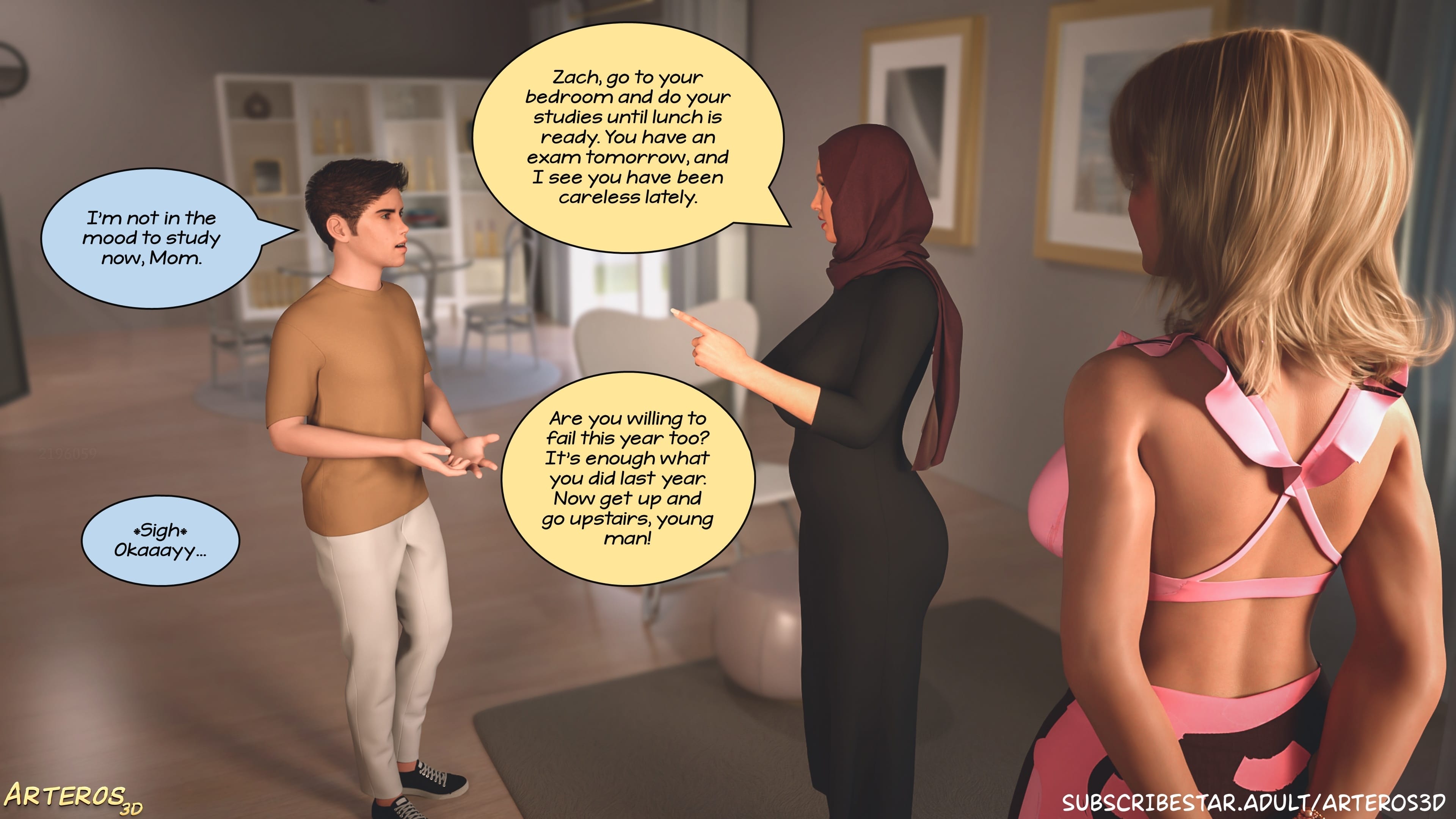 New Passion In Town [Arteros3D] - Chapter 1 — Page 8