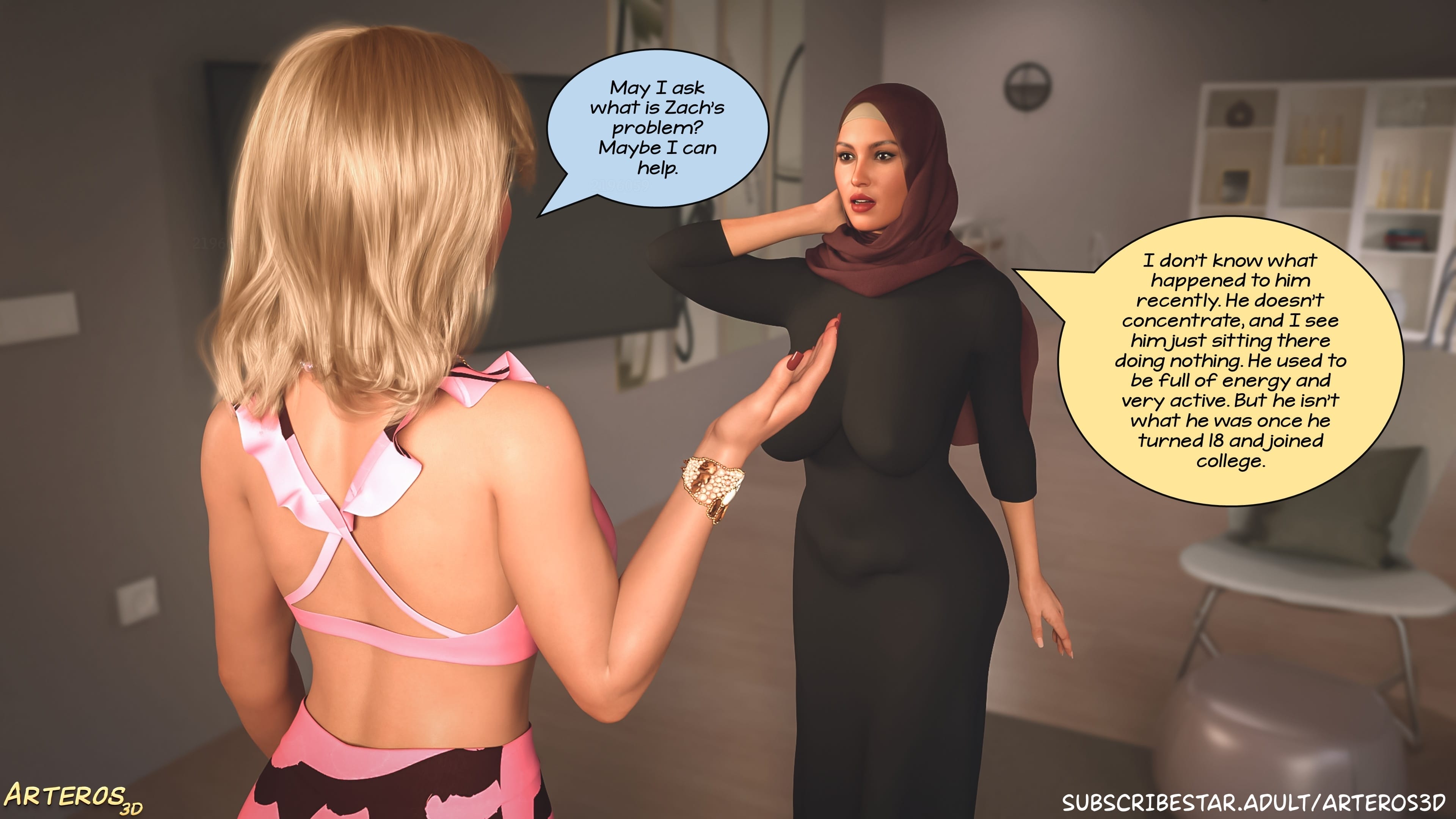 New Passion In Town [Arteros3D] - Chapter 1 — Page 9