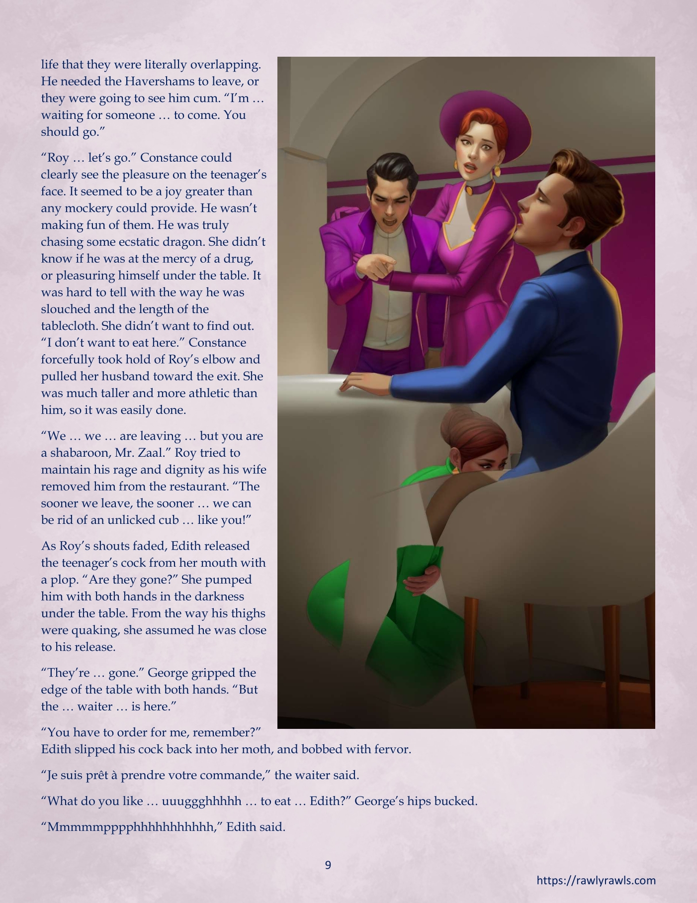 La Belle Ile en Mere [Sezlov , RawlyRawls] - Chapter 3 — Page 9