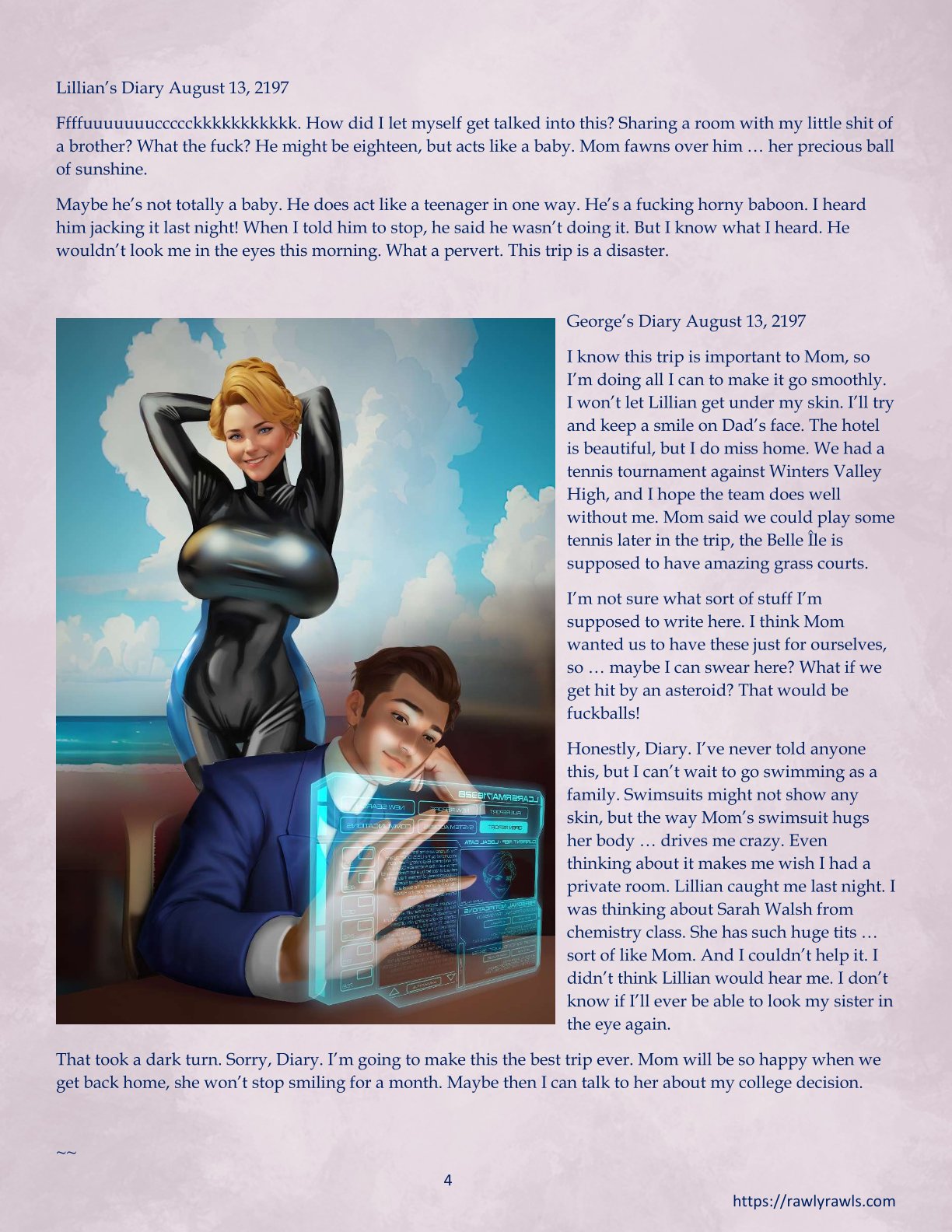 La Belle Ile en Mere [Sezlov , RawlyRawls] - Chapter 1 — Page 4