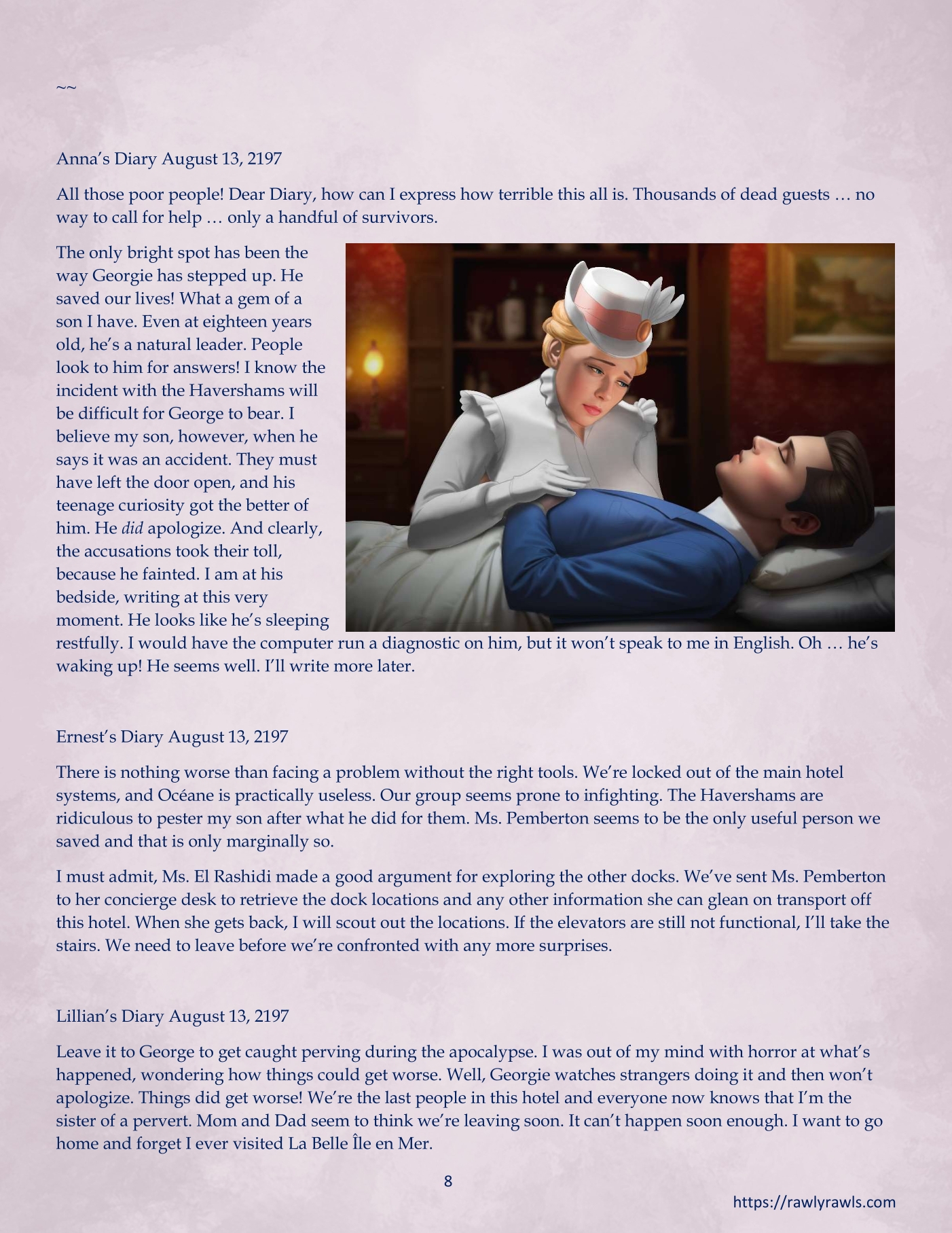 La Belle Ile en Mere [Sezlov , RawlyRawls] - Chapter 2 — Page 8