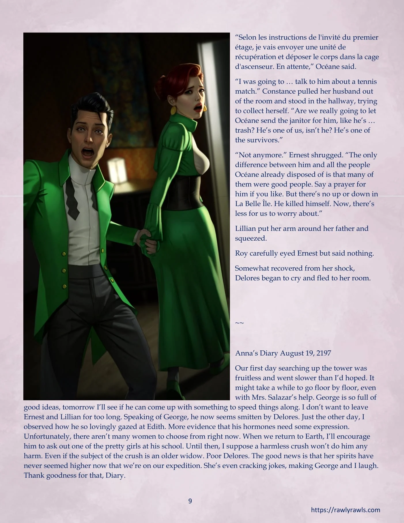 La Belle Ile en Mere [Sezlov , RawlyRawls] - Chapter 6 — Page 9