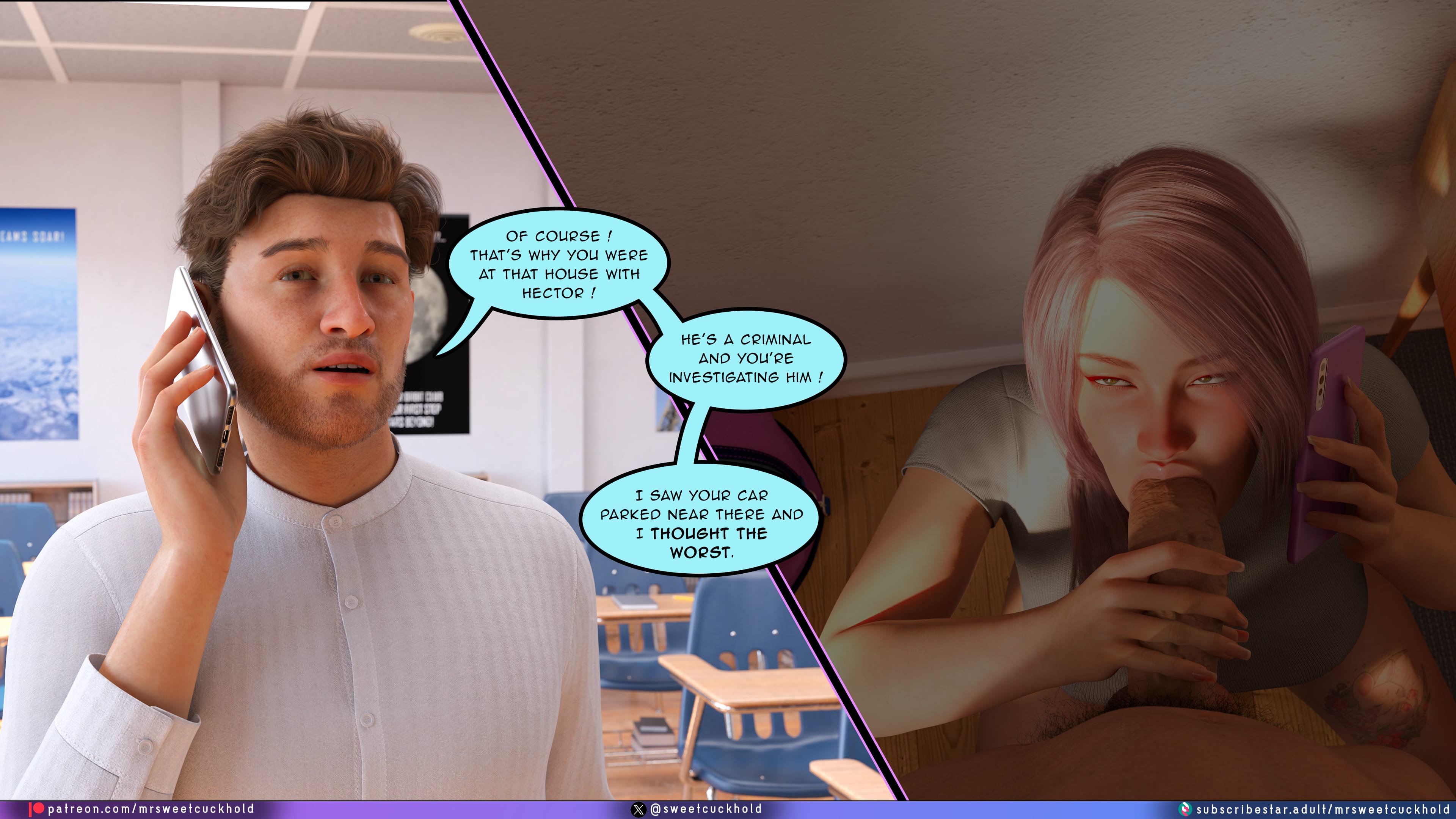 Undercover Betrayal [Mr.SweetCuckhold] - Chapter 7 — Page 51