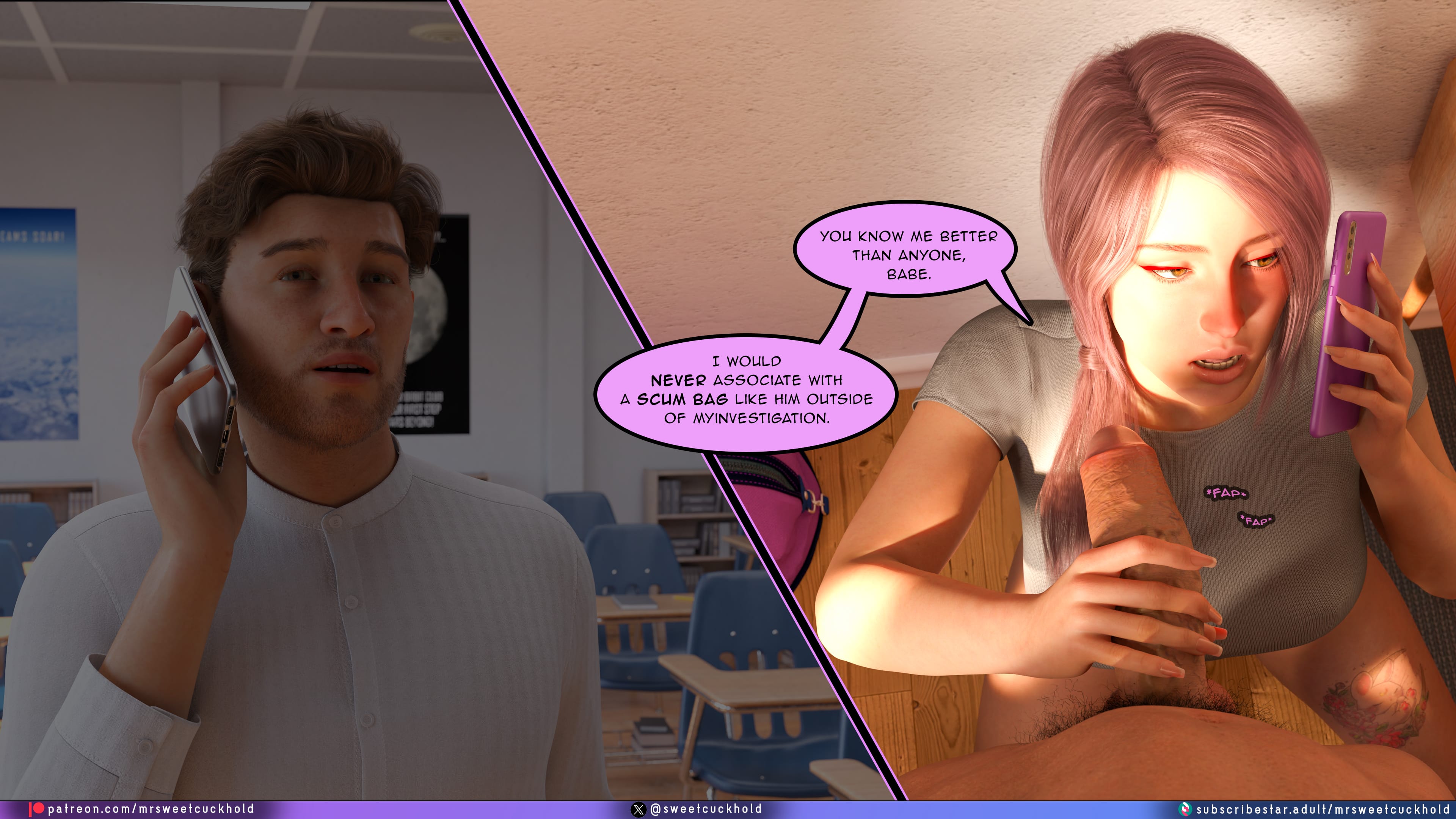 Undercover Betrayal [Mr.SweetCuckhold] - Chapter 7 — Page 53