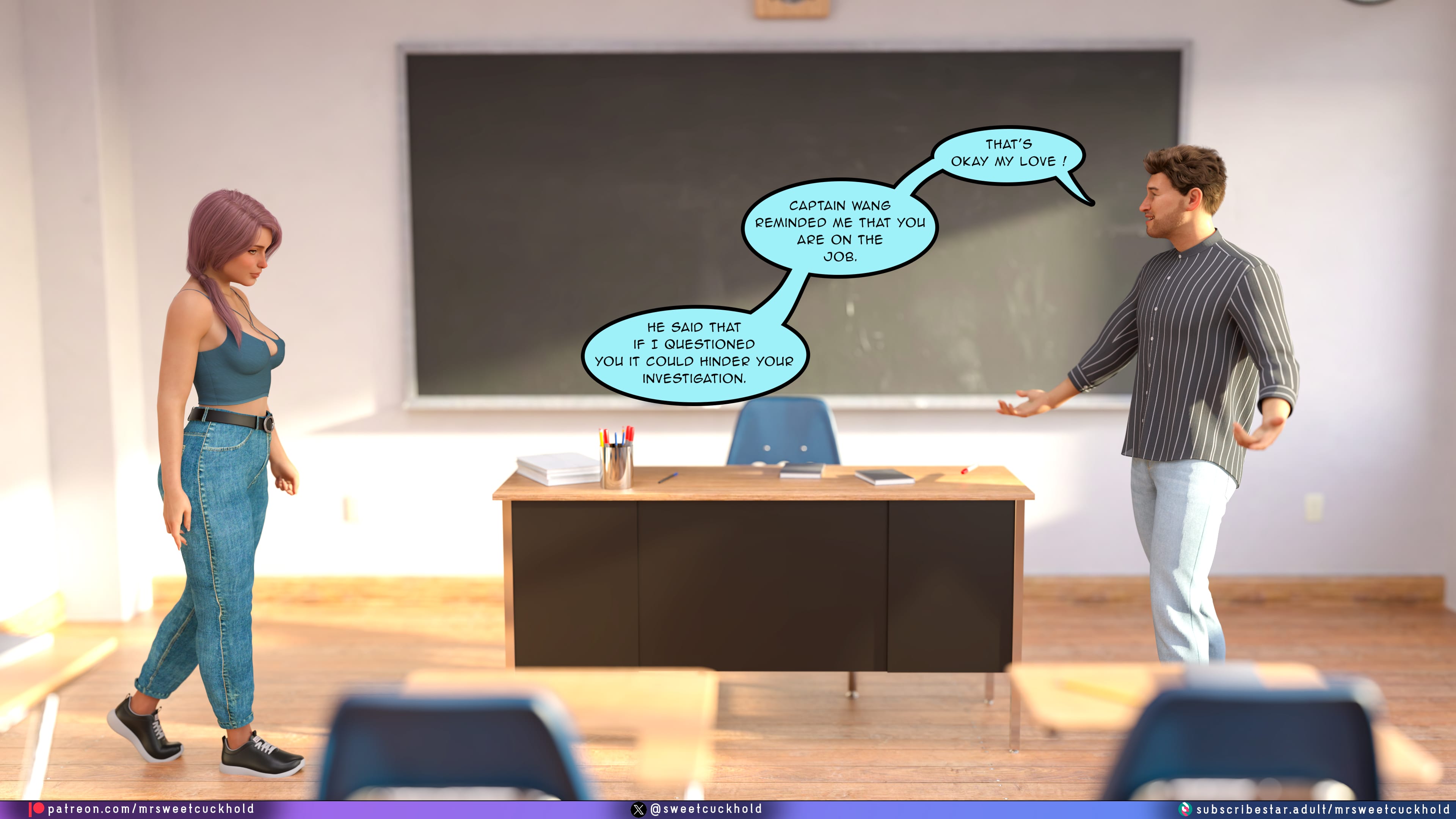 Undercover Betrayal [Mr.SweetCuckhold] - Chapter 8 — Page 105