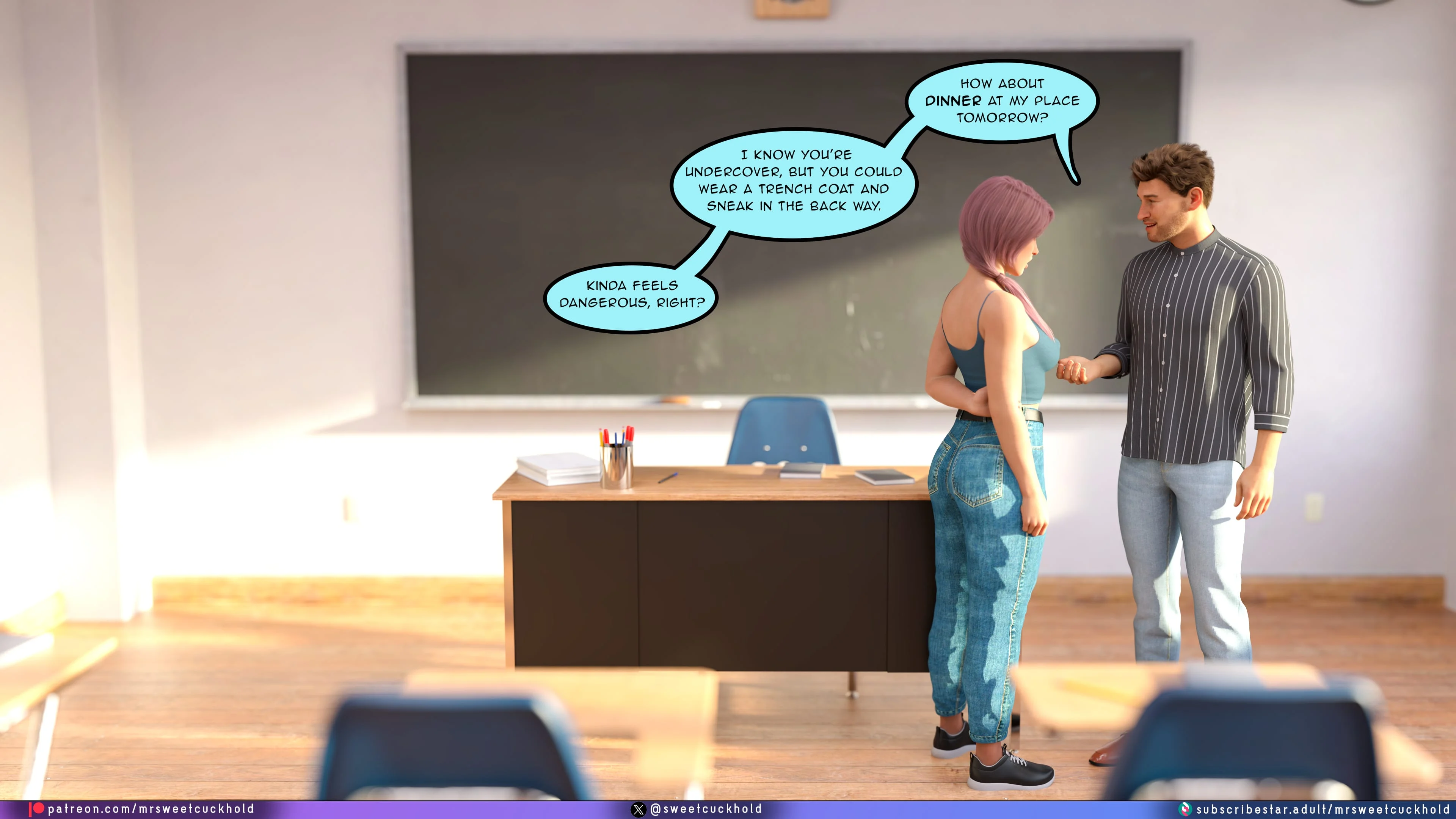 Undercover Betrayal [Mr.SweetCuckhold] - Chapter 8 — Page 108