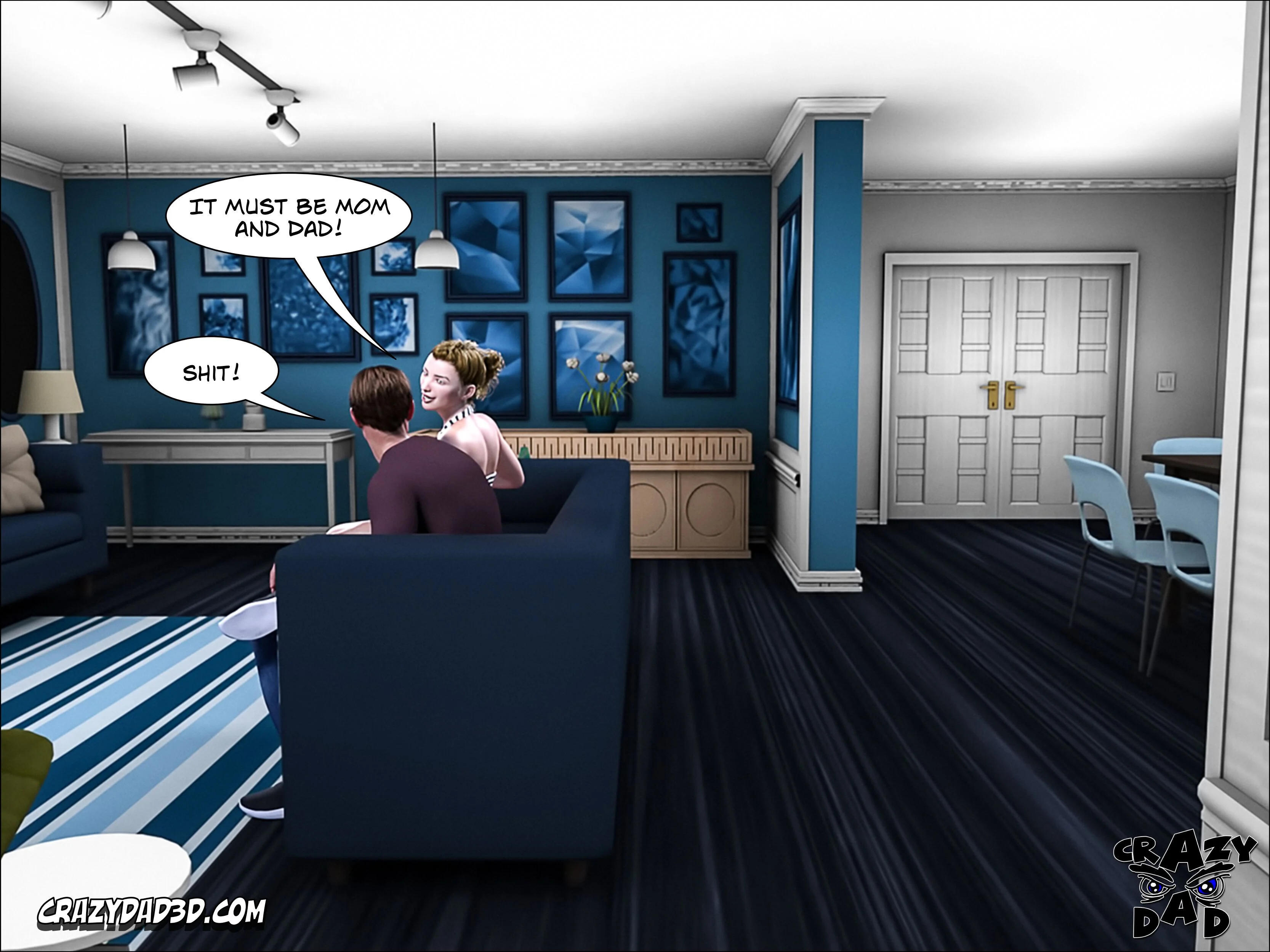 Father-In-Law At Home [CrazyDad3D] - Chapter 13 — Page 48