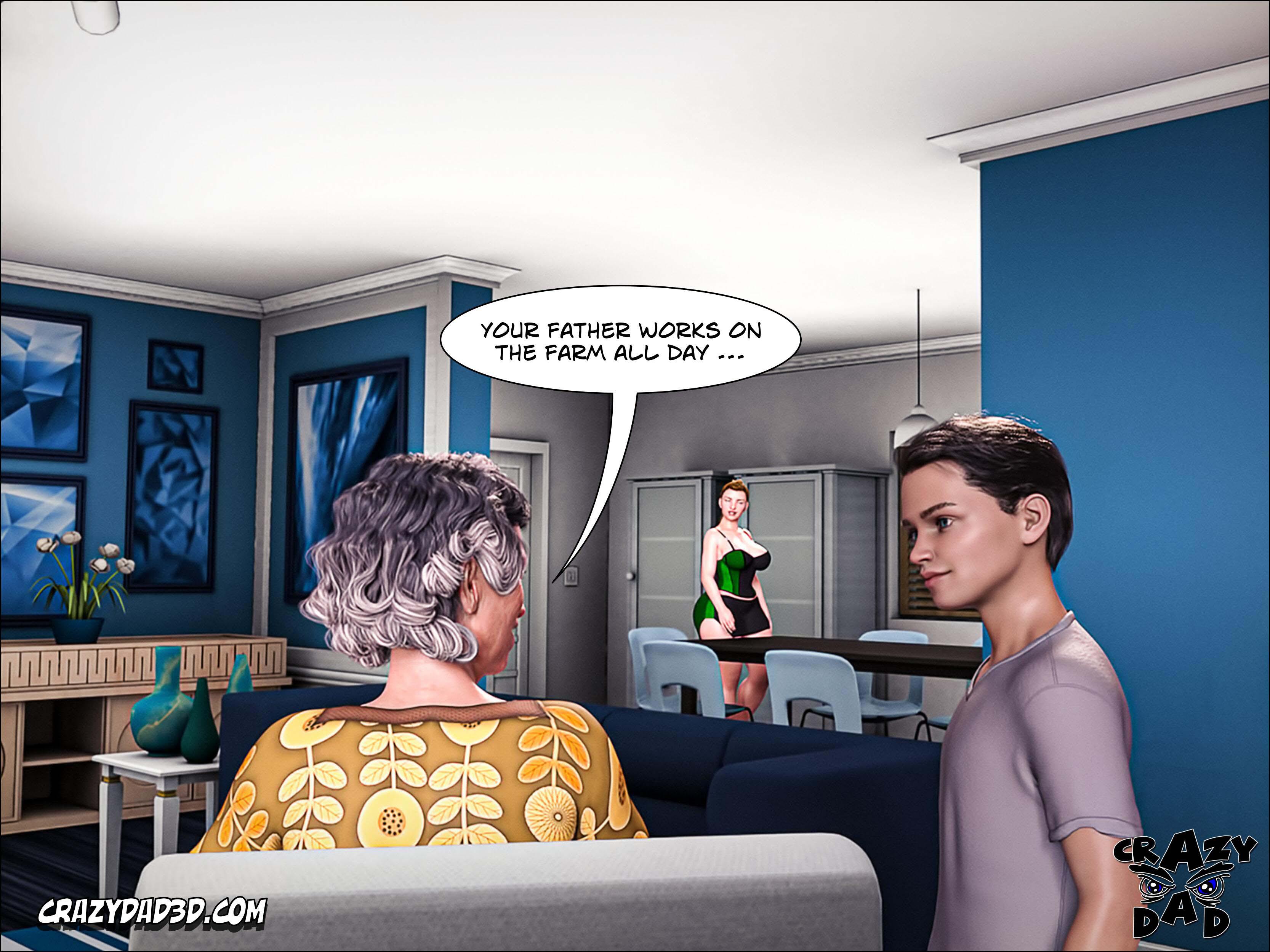 Father-In-Law At Home [CrazyDad3D] - Chapter 18 — Page 50