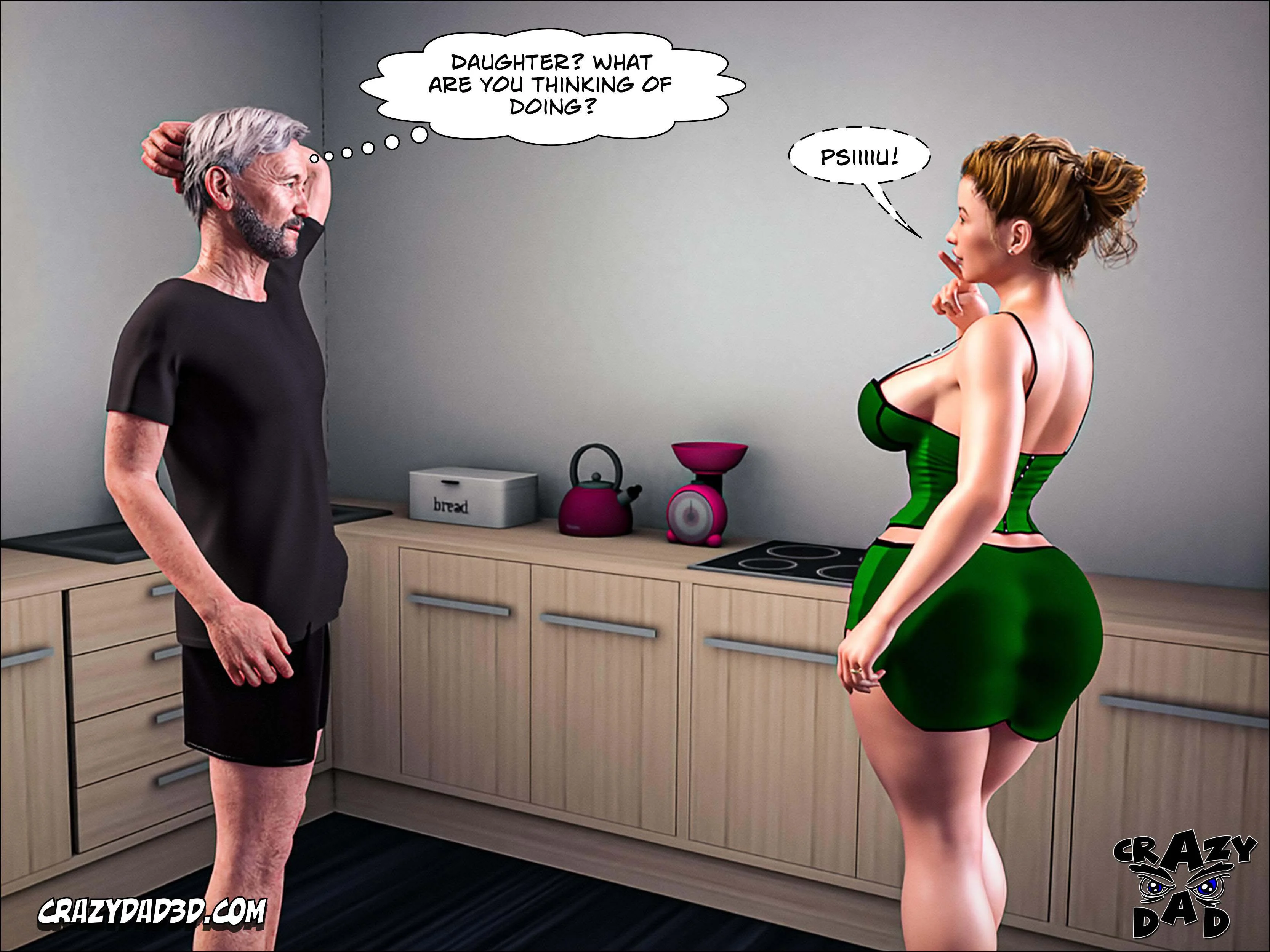 Father-In-Law At Home [CrazyDad3D] - Chapter 18 — Page 53