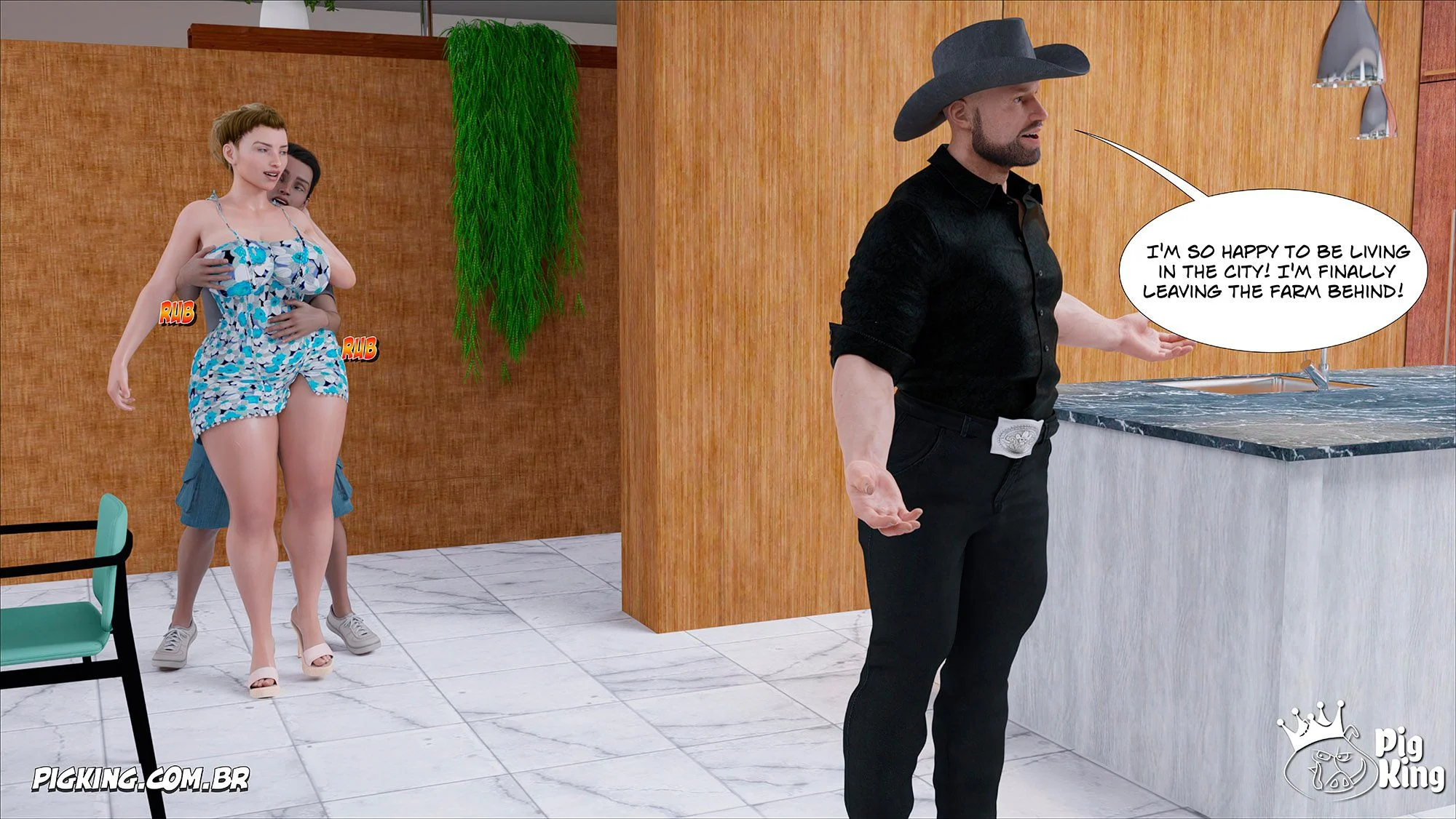 Father-In-Law At Home [CrazyDad3D] - Chapter 52 — Page 9