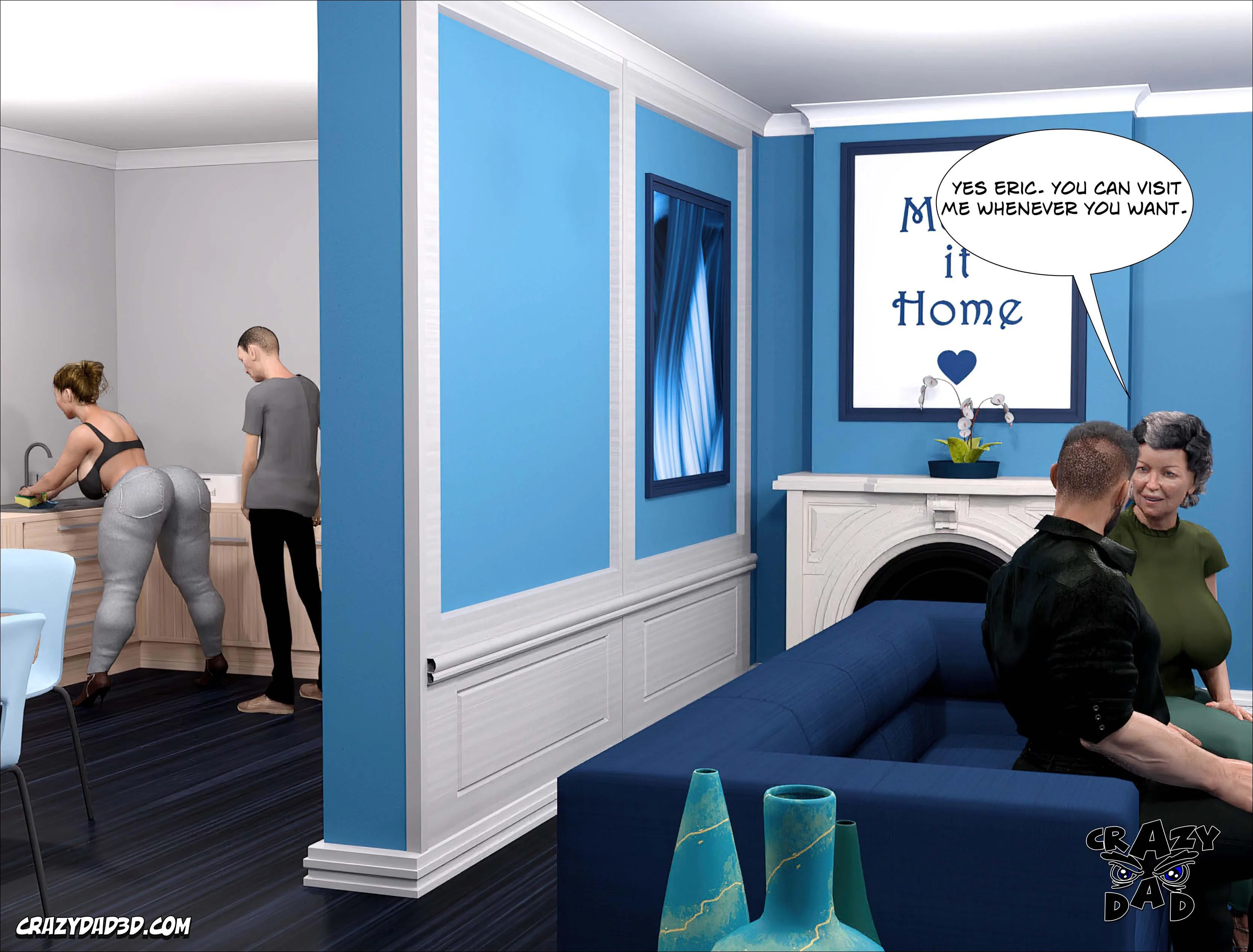 Father-In-Law At Home [CrazyDad3D] - Chapter 31 — Page 61