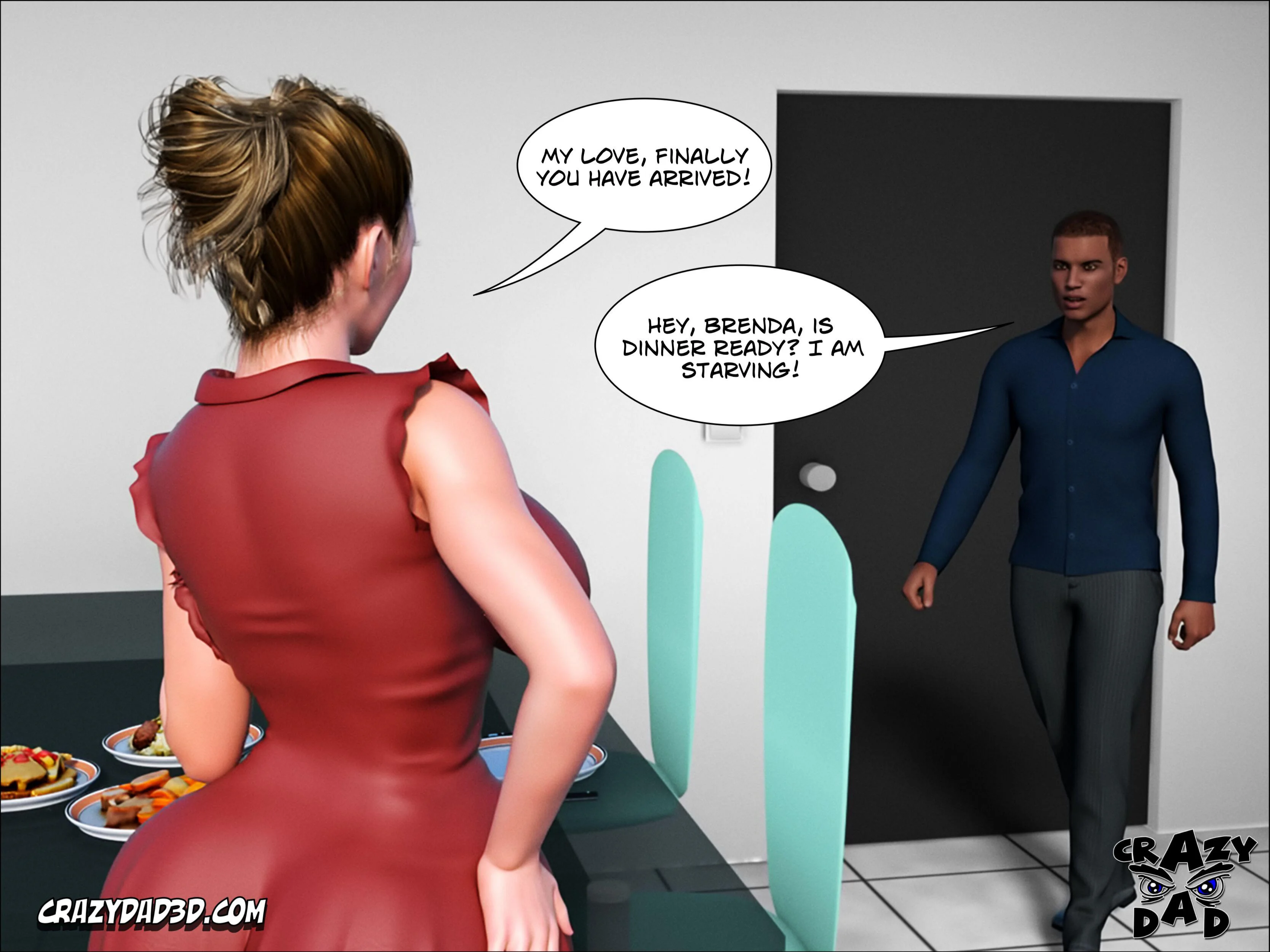 Father-In-Law At Home [CrazyDad3D] - Chapter 3 — Page 45