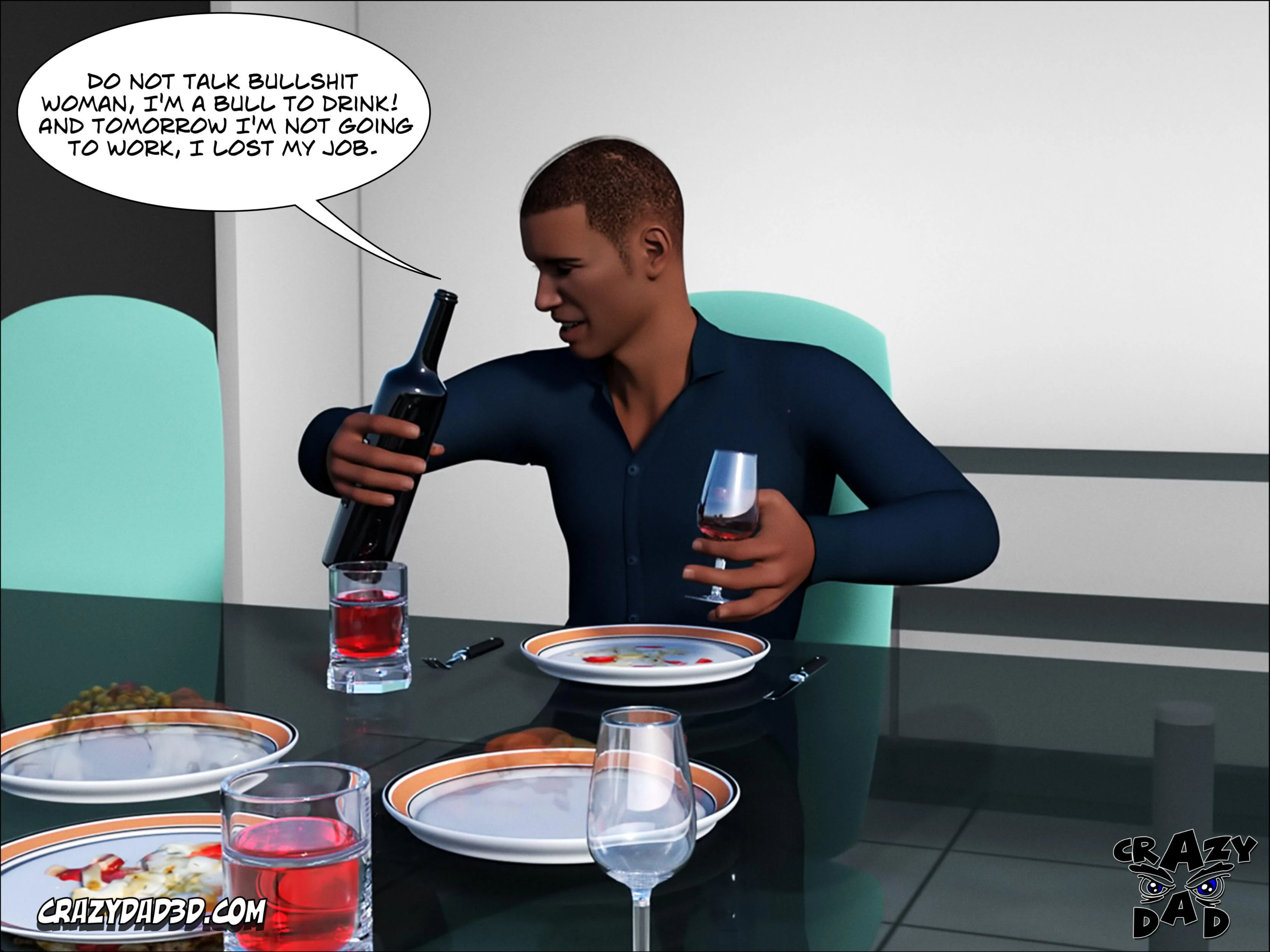 Father-In-Law At Home [CrazyDad3D] - Chapter 3 — Page 58