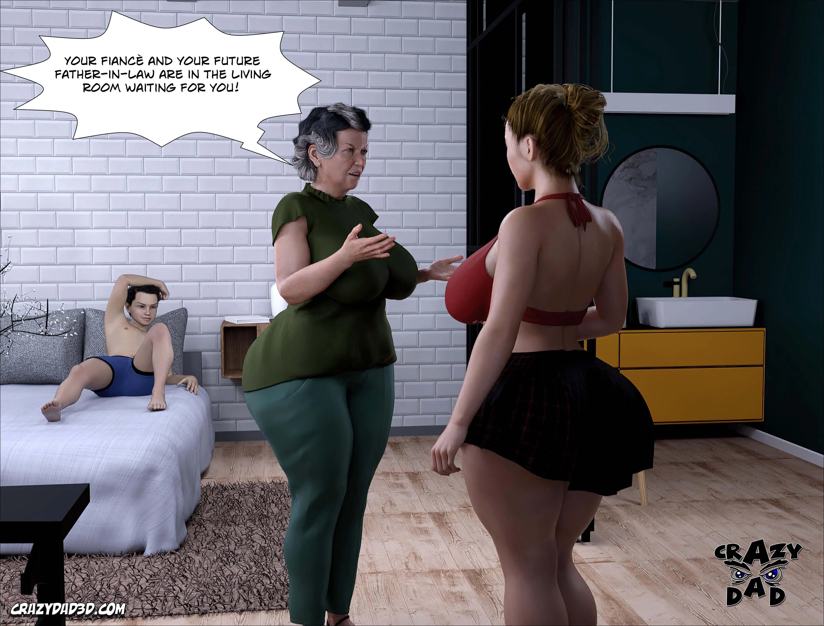 Father-In-Law At Home [CrazyDad3D] - Chapter 33 — Page 13