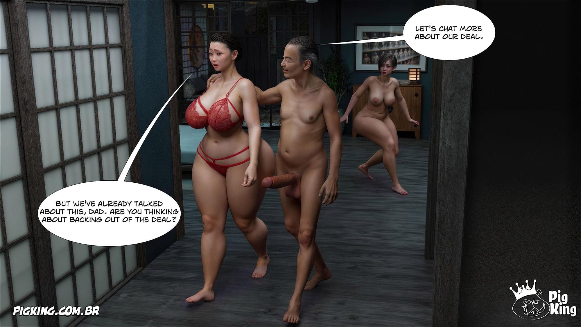 Kobayashi Family [CrazyDad3D] - Chapter 10 — Page 50