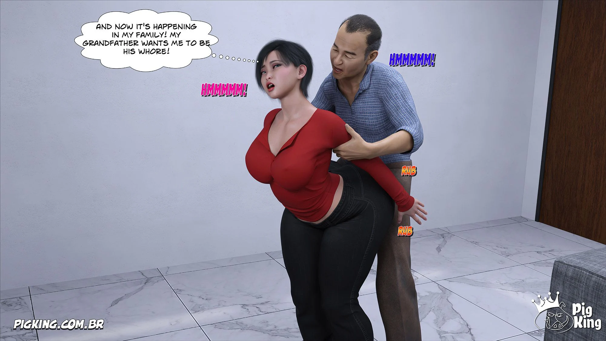 Kobayashi Family [CrazyDad3D] - Chapter 2 — Page 101