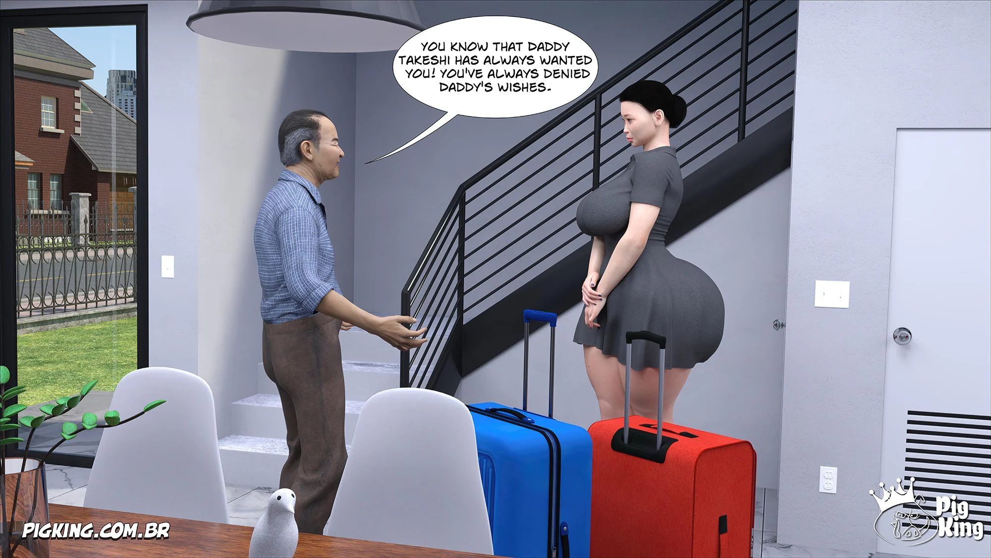 Kobayashi Family [CrazyDad3D] - Chapter 2 — Page 13