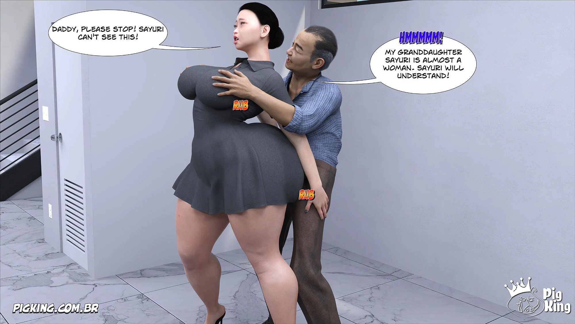 Kobayashi Family [CrazyDad3D] - Chapter 2 — Page 37