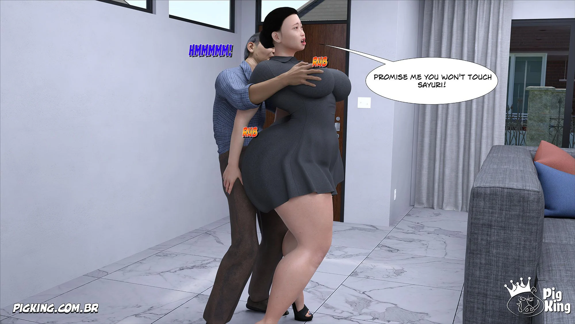 Kobayashi Family [CrazyDad3D] - Chapter 2 — Page 39