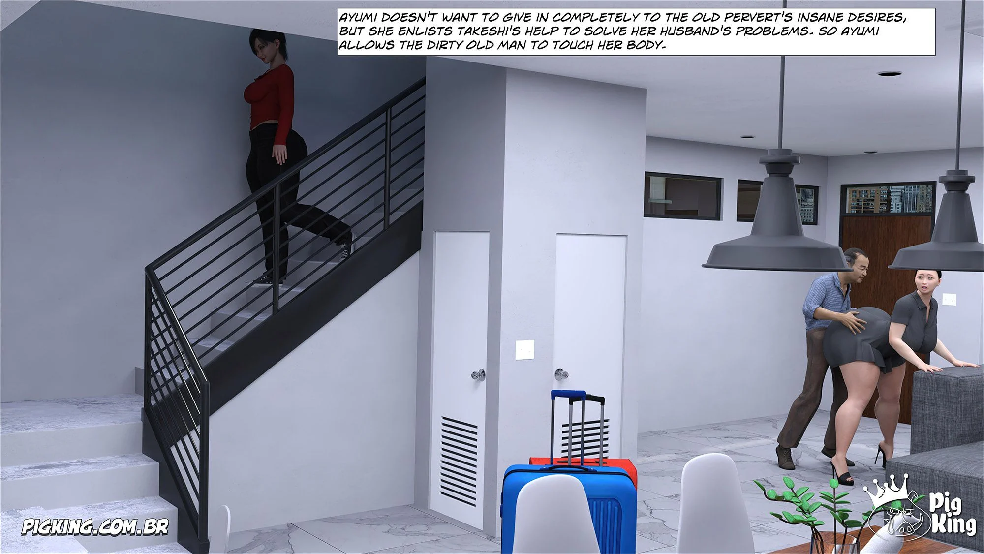 Kobayashi Family [CrazyDad3D] - Chapter 2 — Page 53