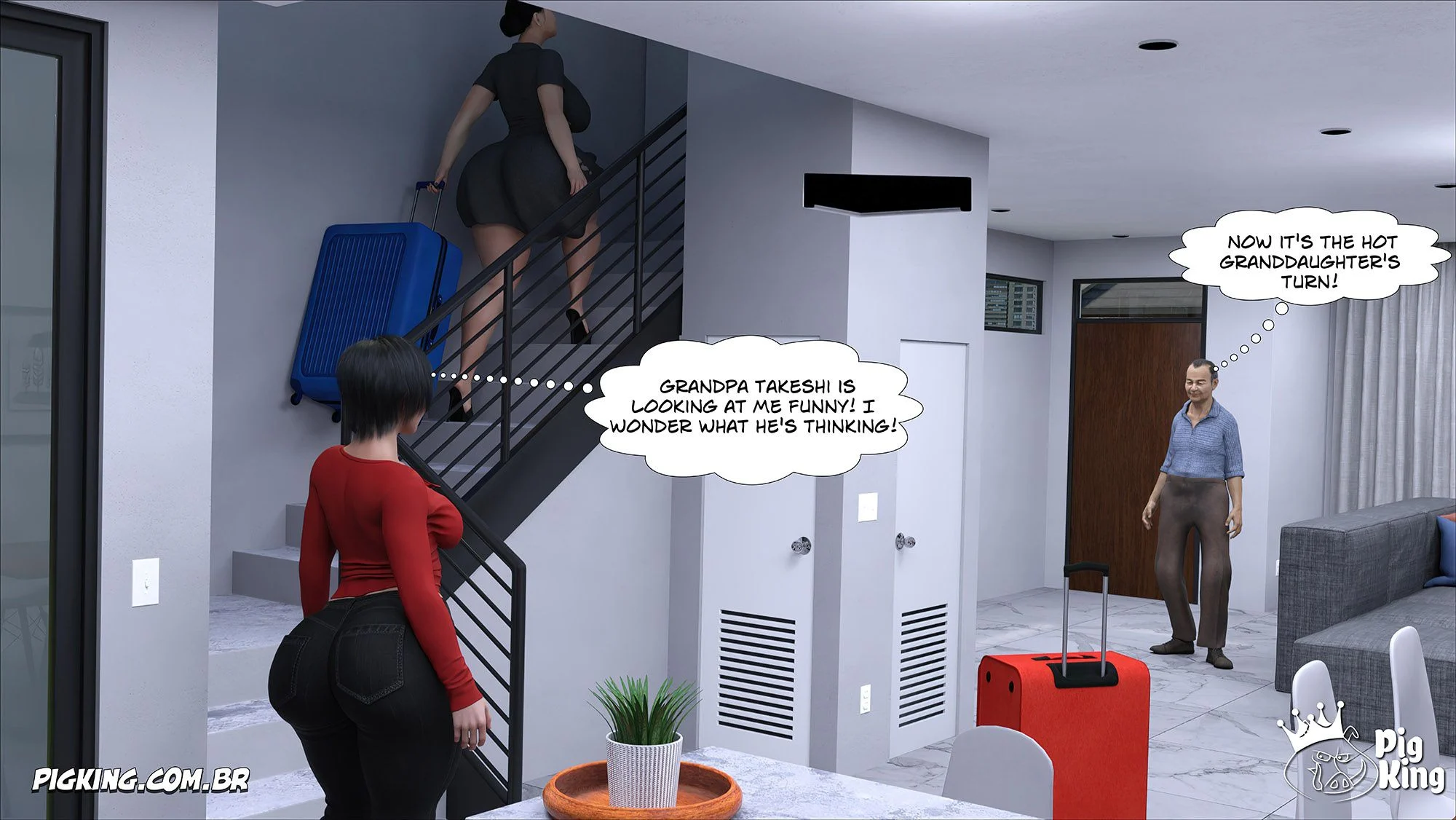 Kobayashi Family [CrazyDad3D] - Chapter 2 — Page 66