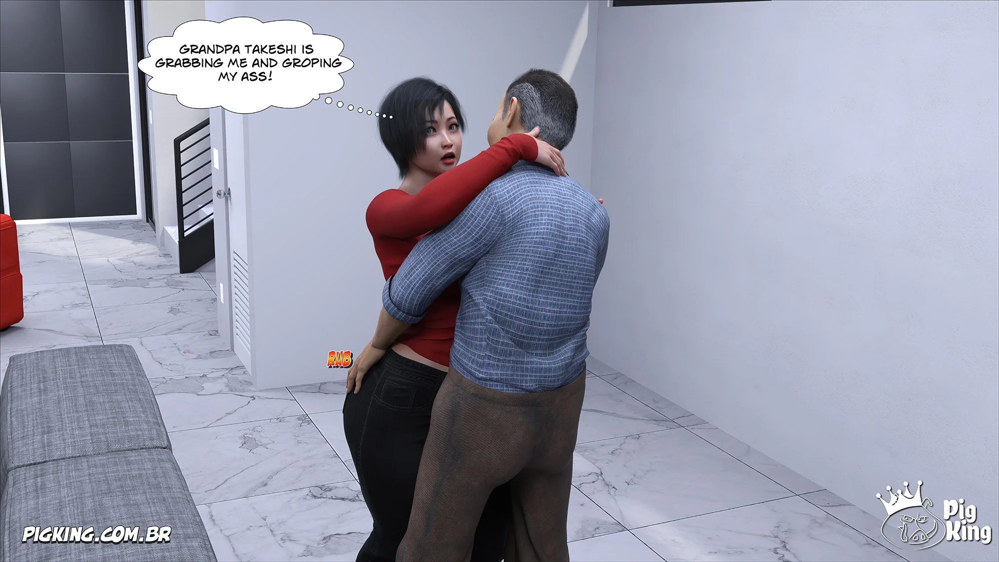 Kobayashi Family [CrazyDad3D] - Chapter 2 — Page 75