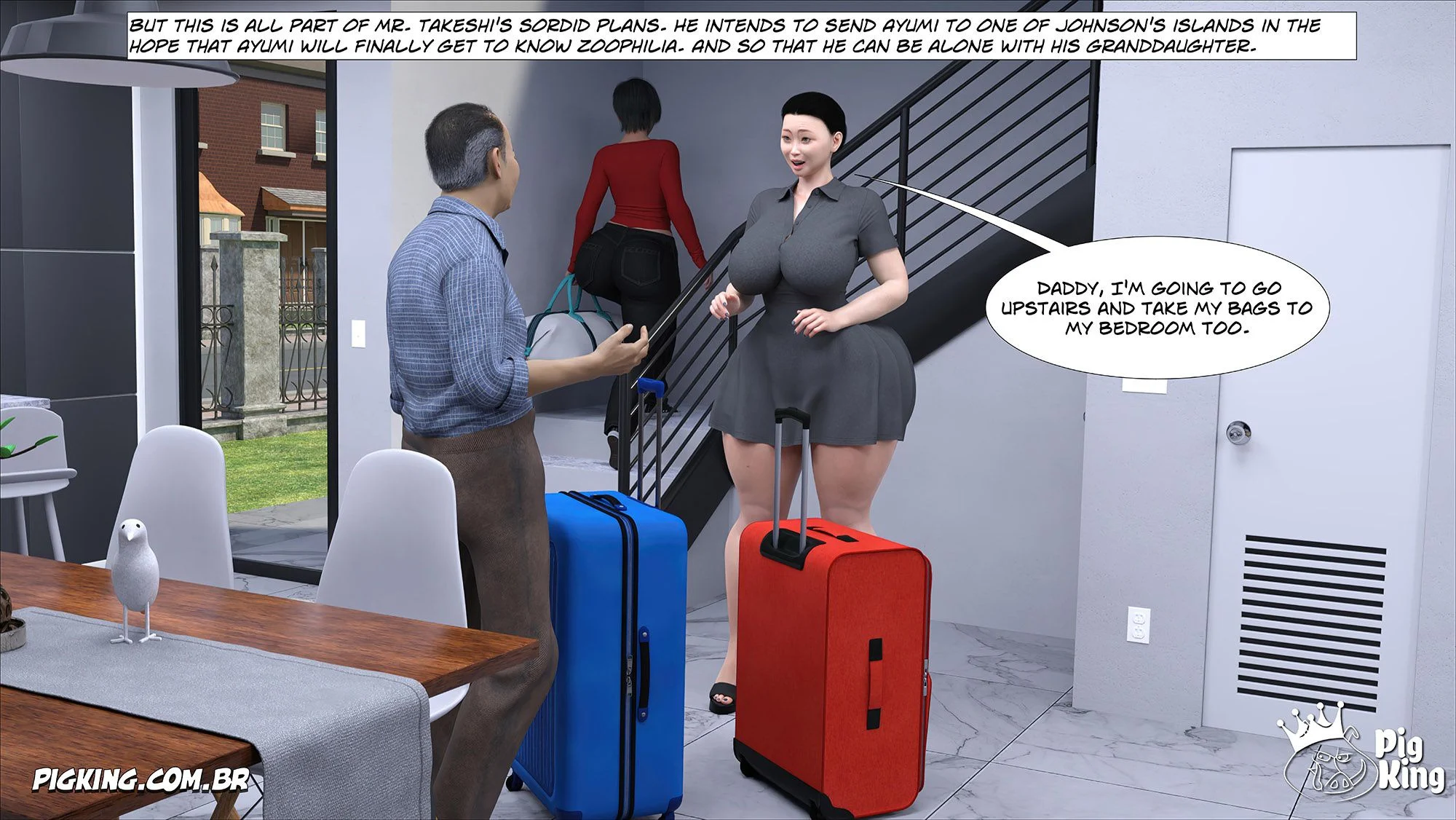 Kobayashi Family [CrazyDad3D] - Chapter 2 — Page 8