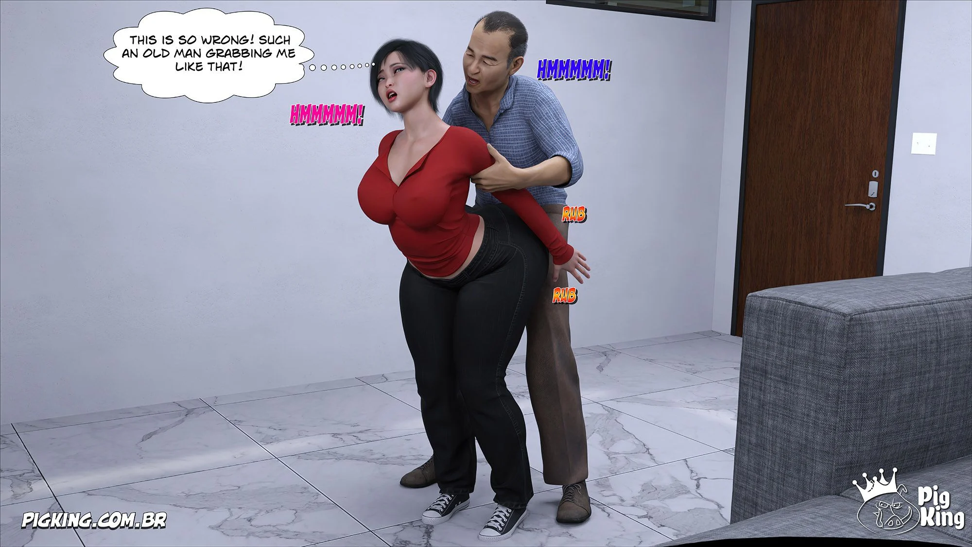 Kobayashi Family [CrazyDad3D] - Chapter 2 — Page 97