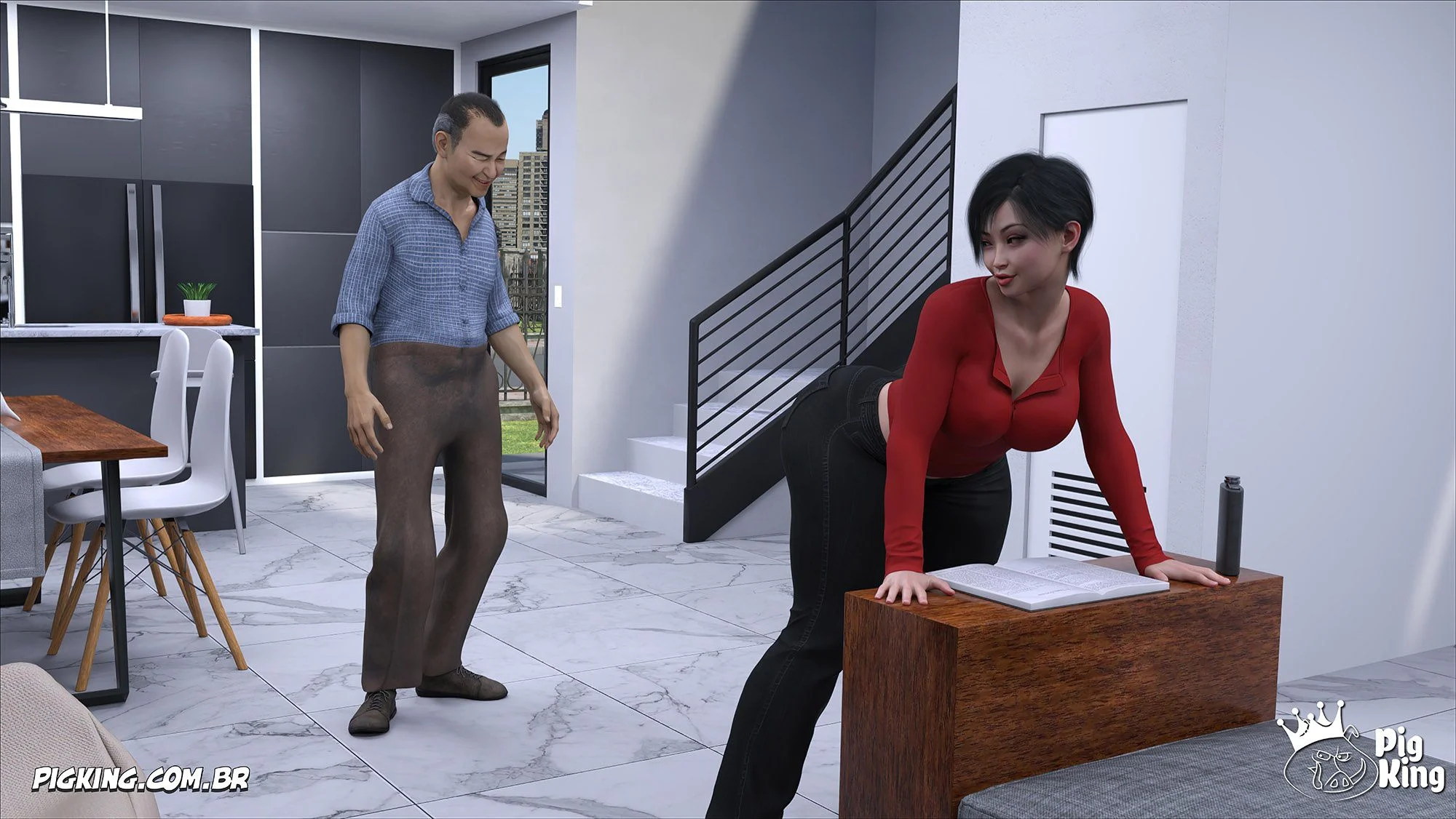 Kobayashi Family [CrazyDad3D] - Chapter 1 — Page 14