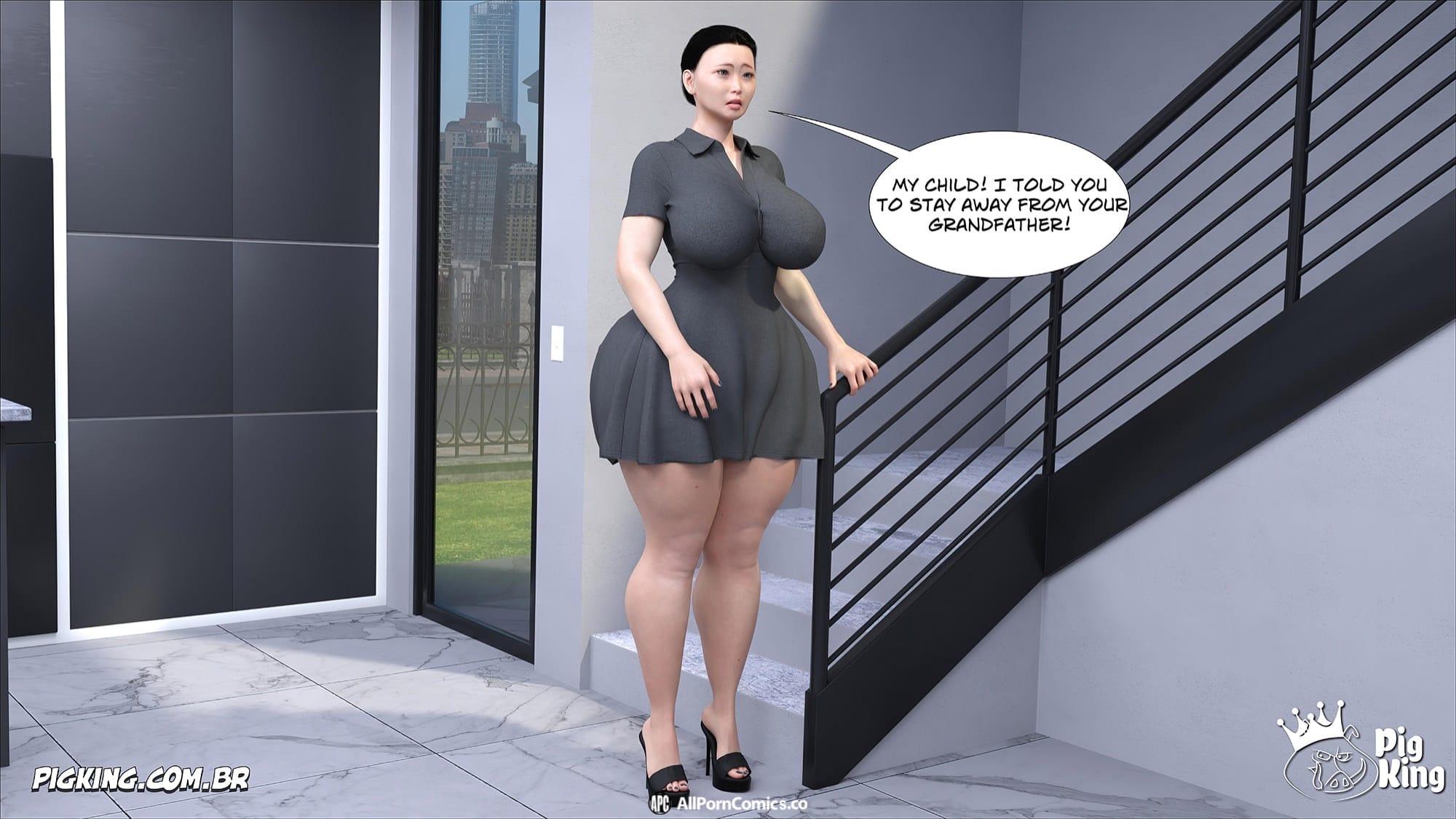 Kobayashi Family [CrazyDad3D] - Chapter 4 — Page 4