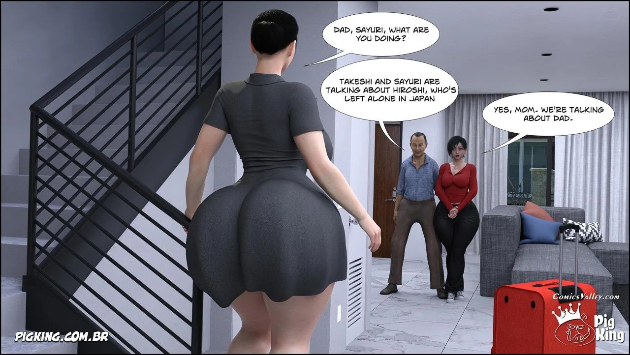 Kobayashi Family [CrazyDad3D] - Chapter 3 — Page 12