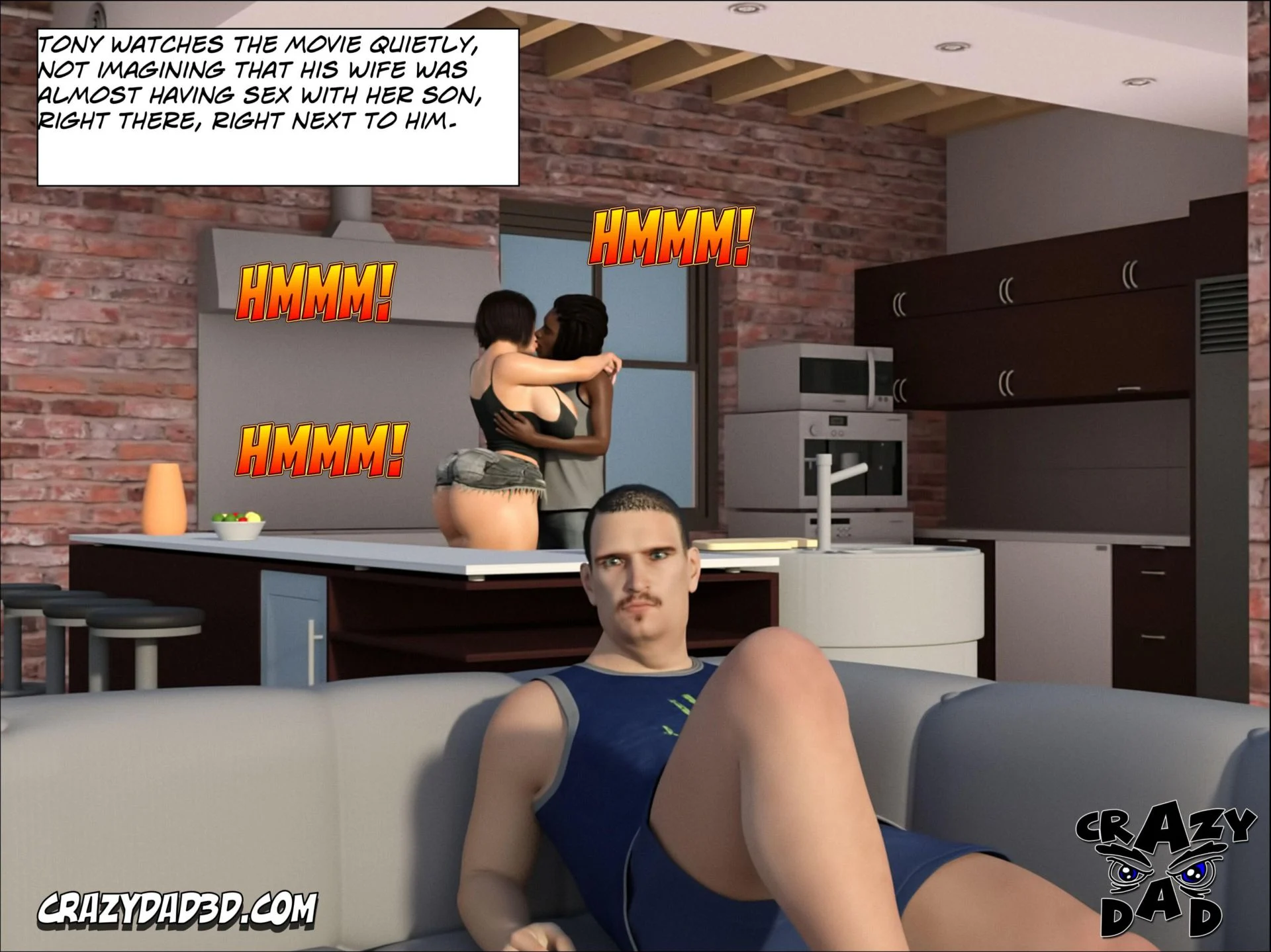 Foster Mother [CrazyDad3D] - Chapter 4 — Page 34
