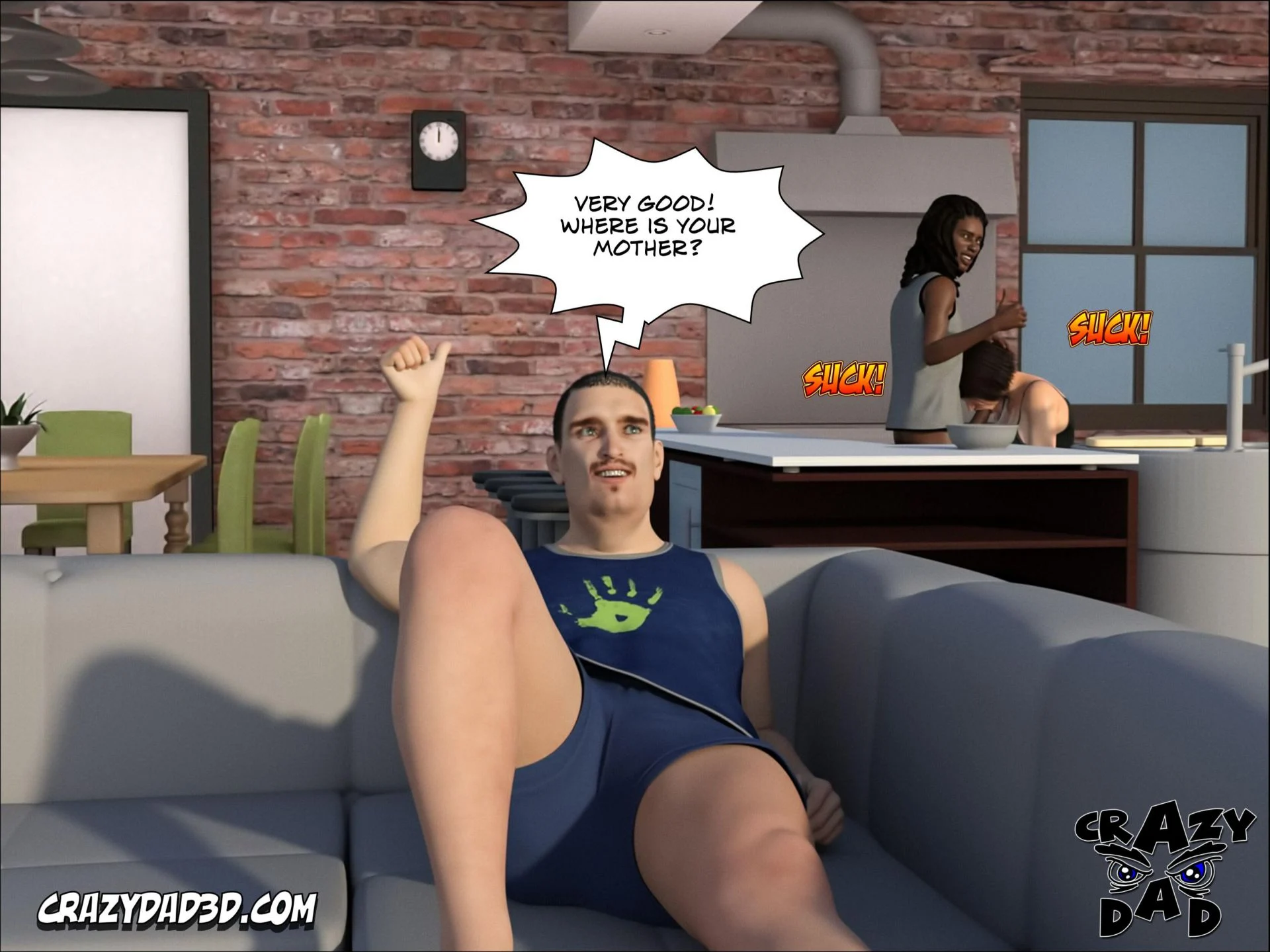 Foster Mother [CrazyDad3D] - Chapter 4 — Page 40