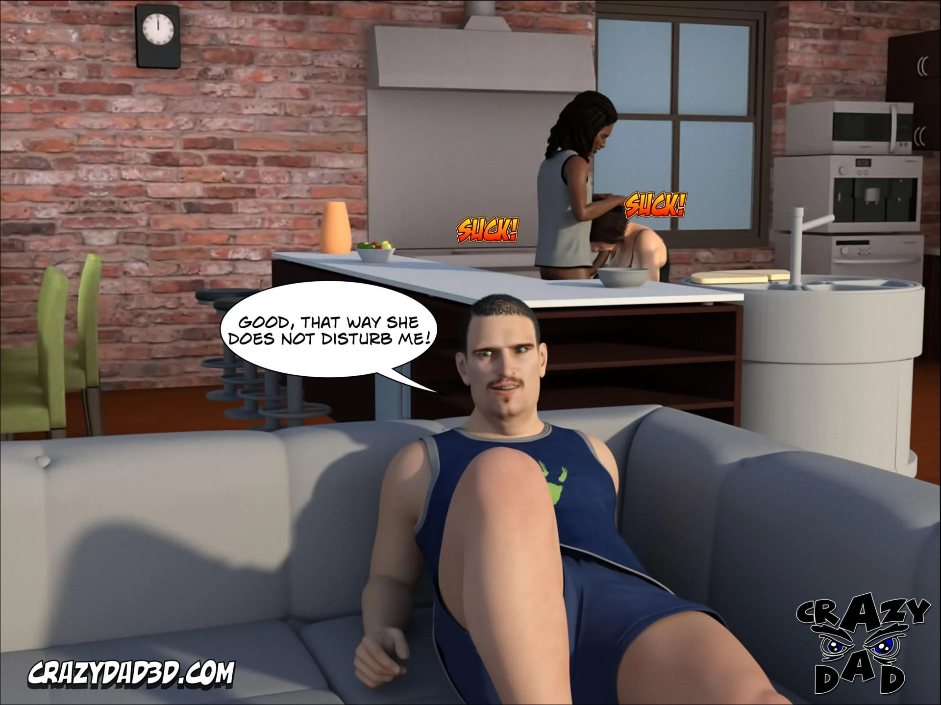 Foster Mother [CrazyDad3D] - Chapter 4 — Page 42