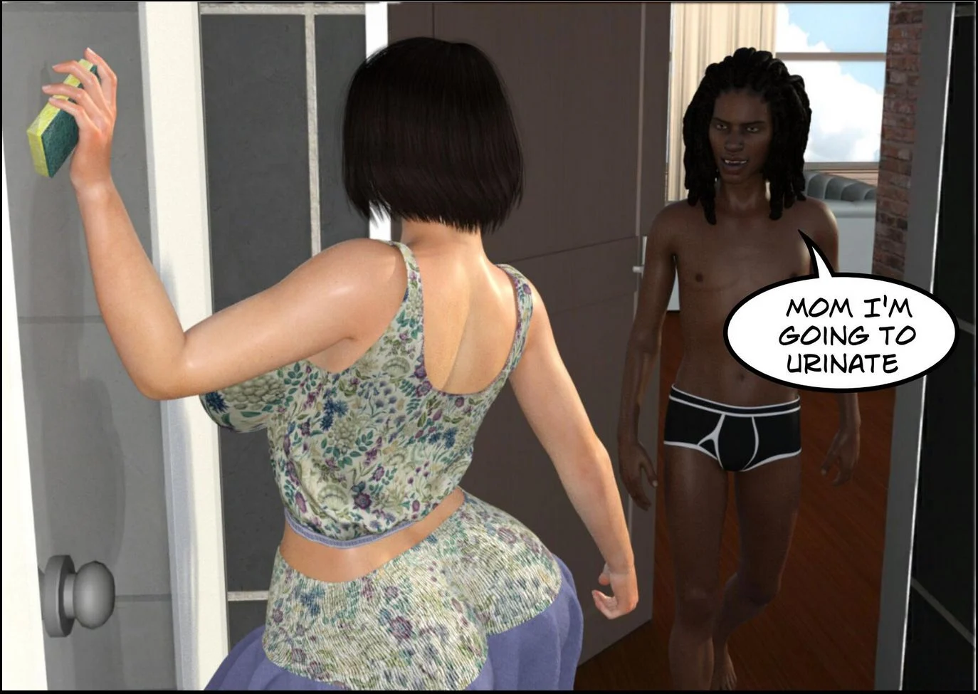 Foster Mother [CrazyDad3D] - Chapter 2 — Page 22