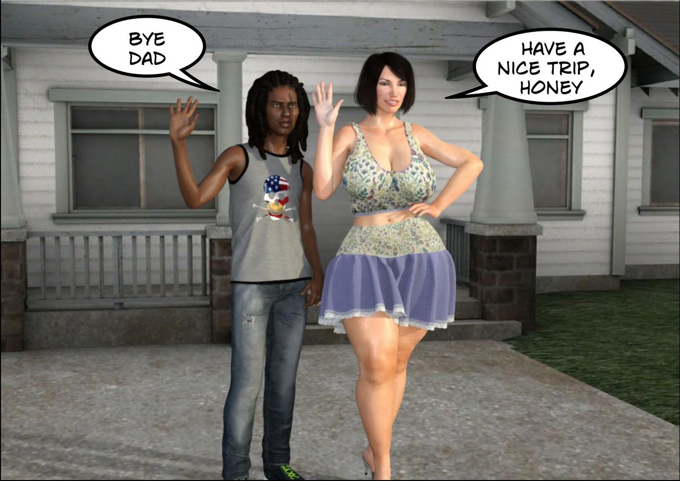 Foster Mother [CrazyDad3D] - Chapter 2 — Page 4