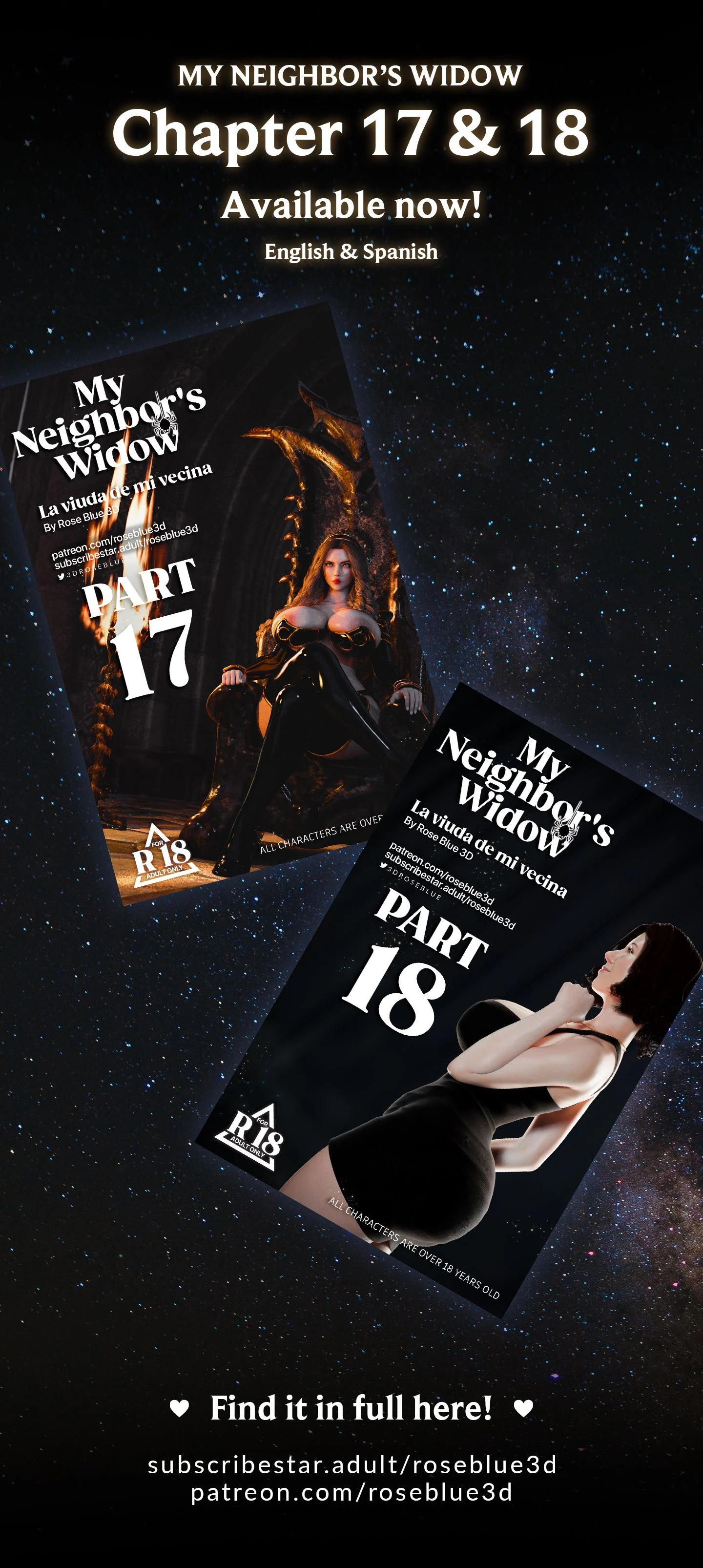 My Neighbor's Widow [Rose Blue 3D] - Chapter 16 — Page 96