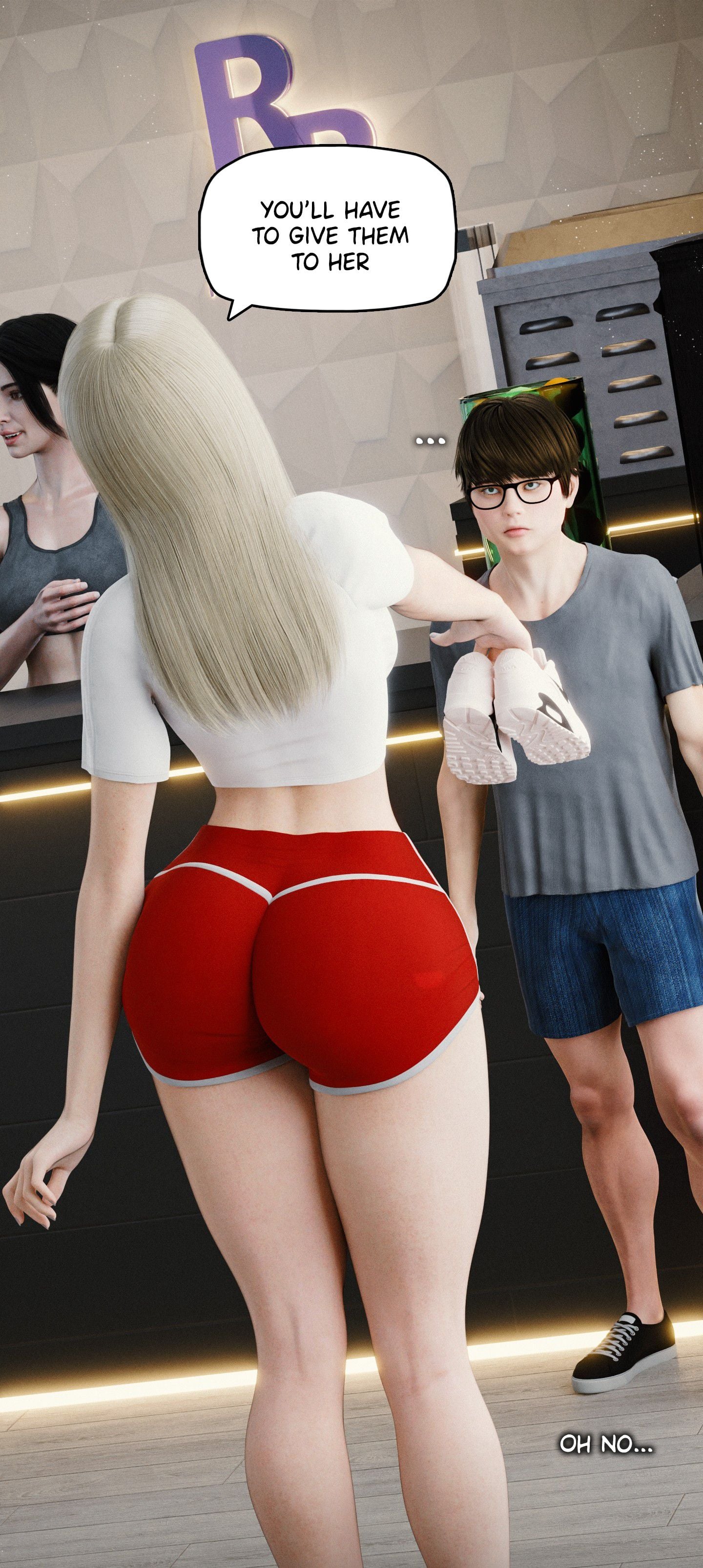 My Neighbor's Widow [Rose Blue 3D] - Chapter 12 — Page 105