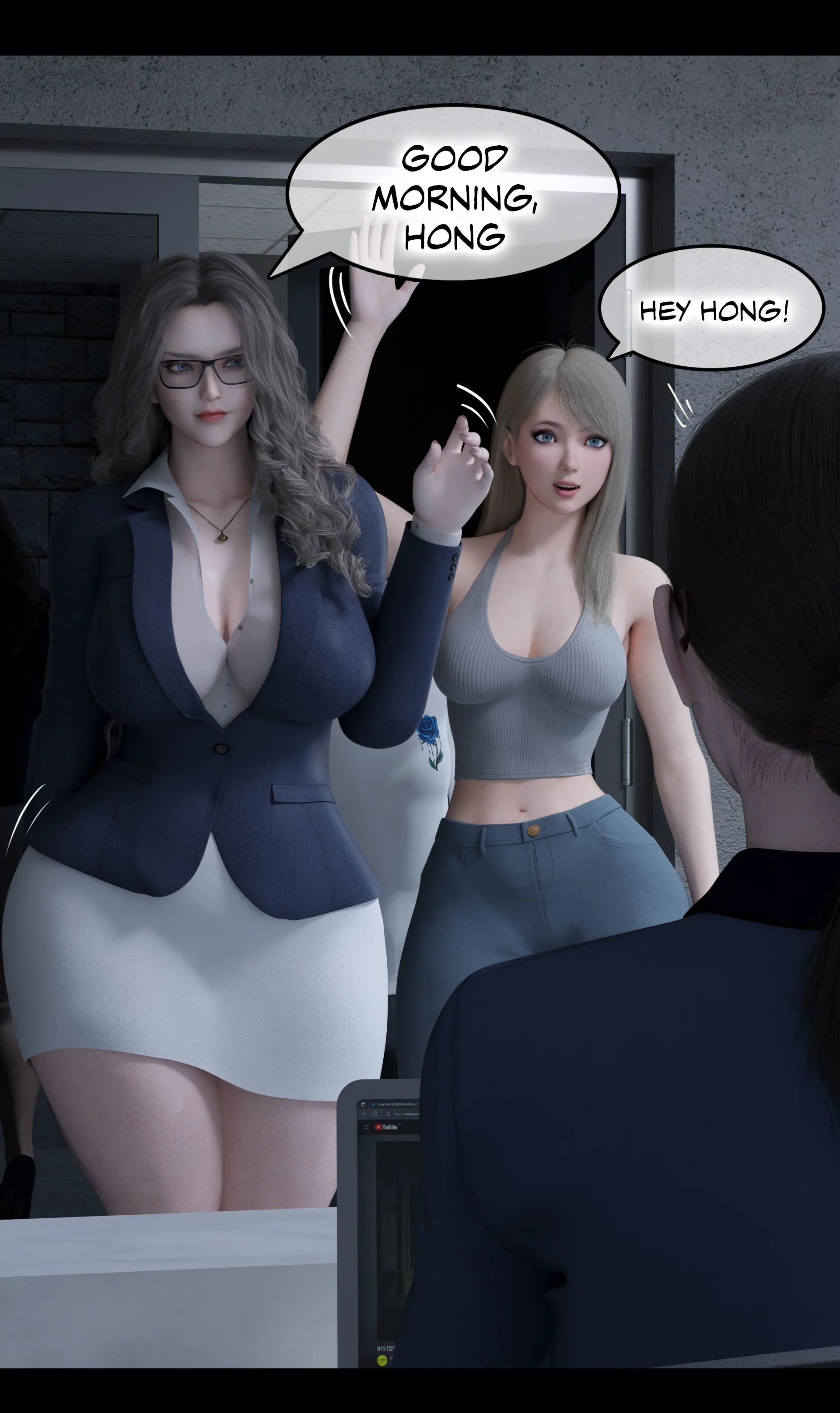 My Neighbor's Widow [Rose Blue 3D] - Chapter 2 — Page 70
